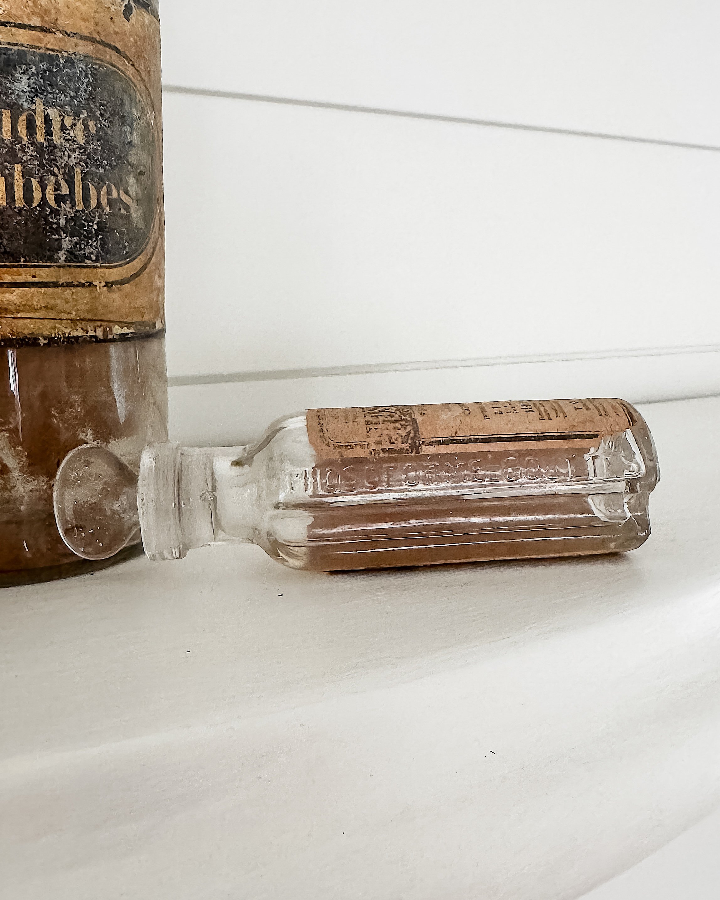 Antique French Apothecary Bottles
