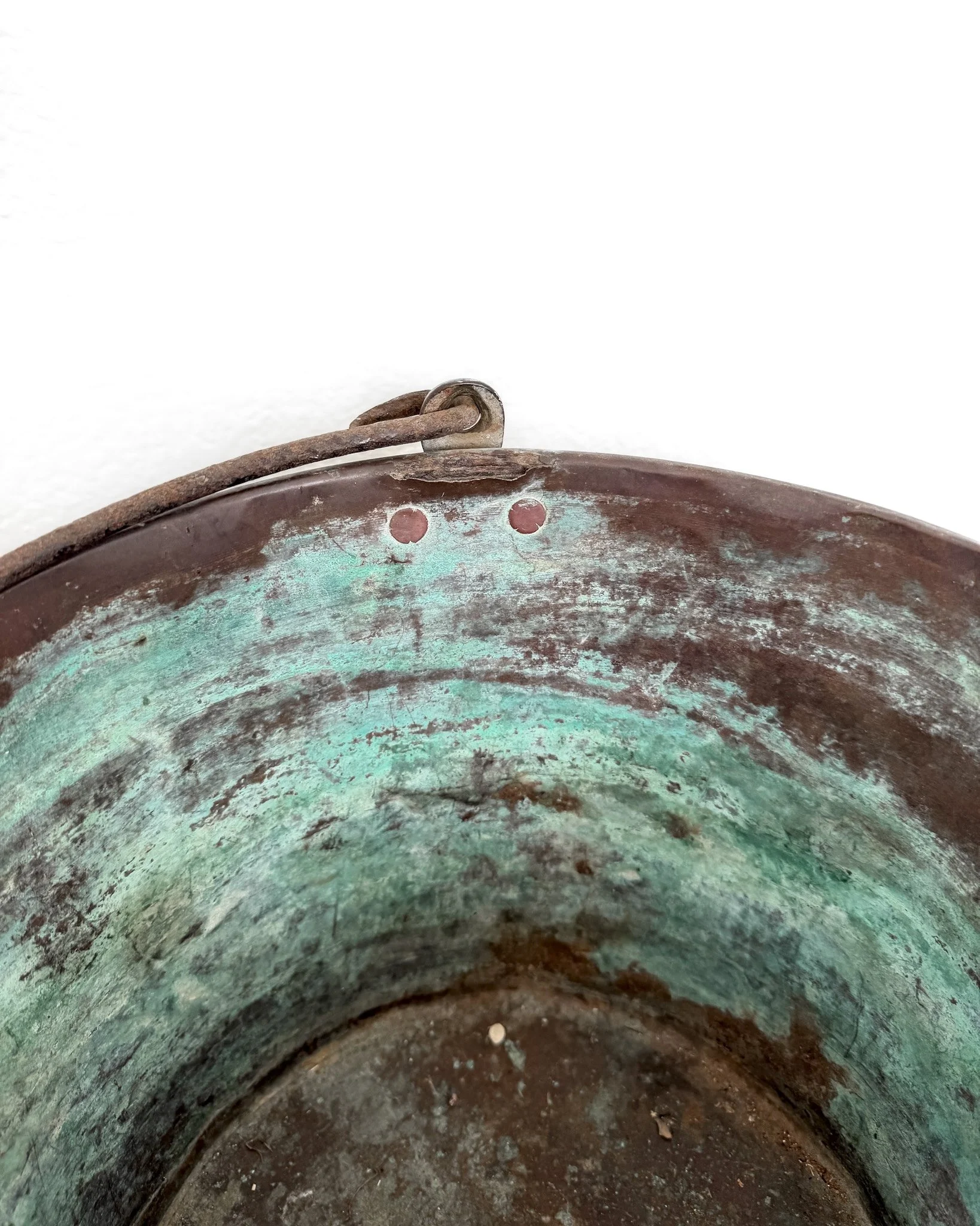 Antique Copper Cauldron