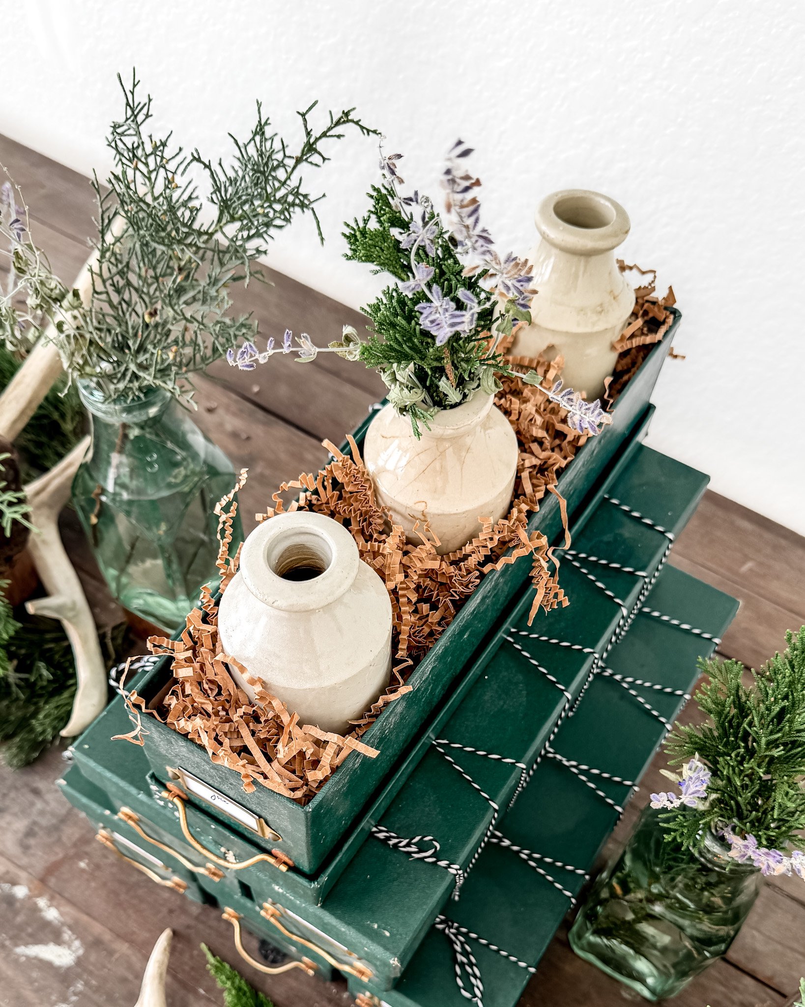 Small Victorian Stoneware Inkwell Bottles