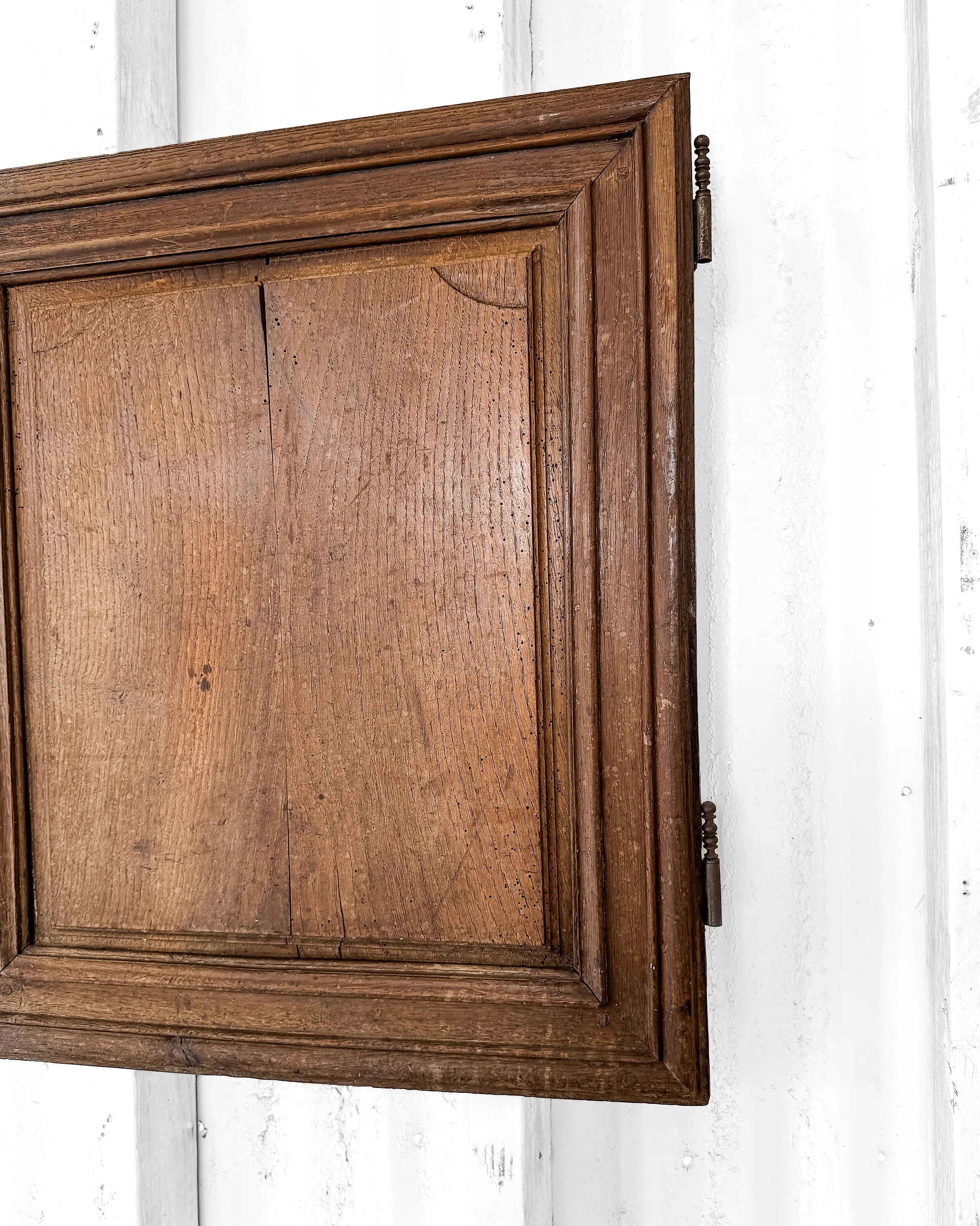 Salvaged 19th Century French Oak Cupboard Doors