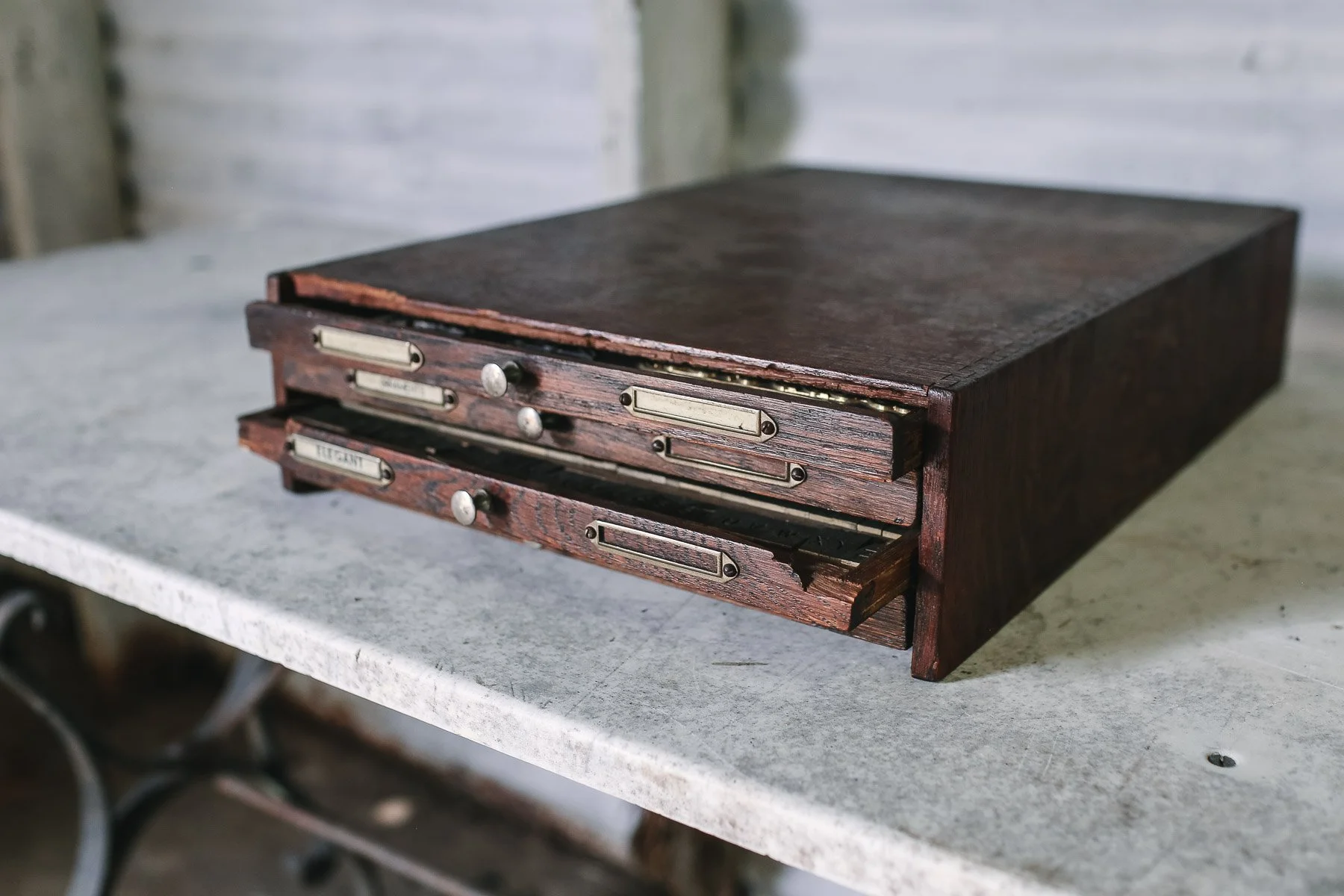 Bookbinding Type Set (Brass) — East End Salvage