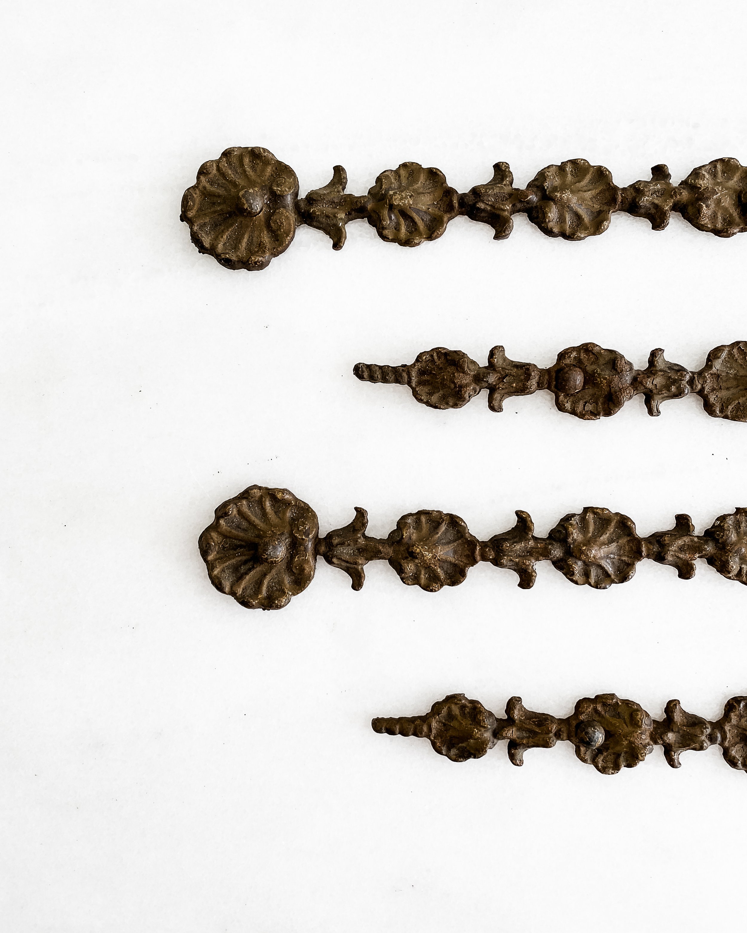 (Set of 4) Bronze Furniture Appliques — East End Salvage