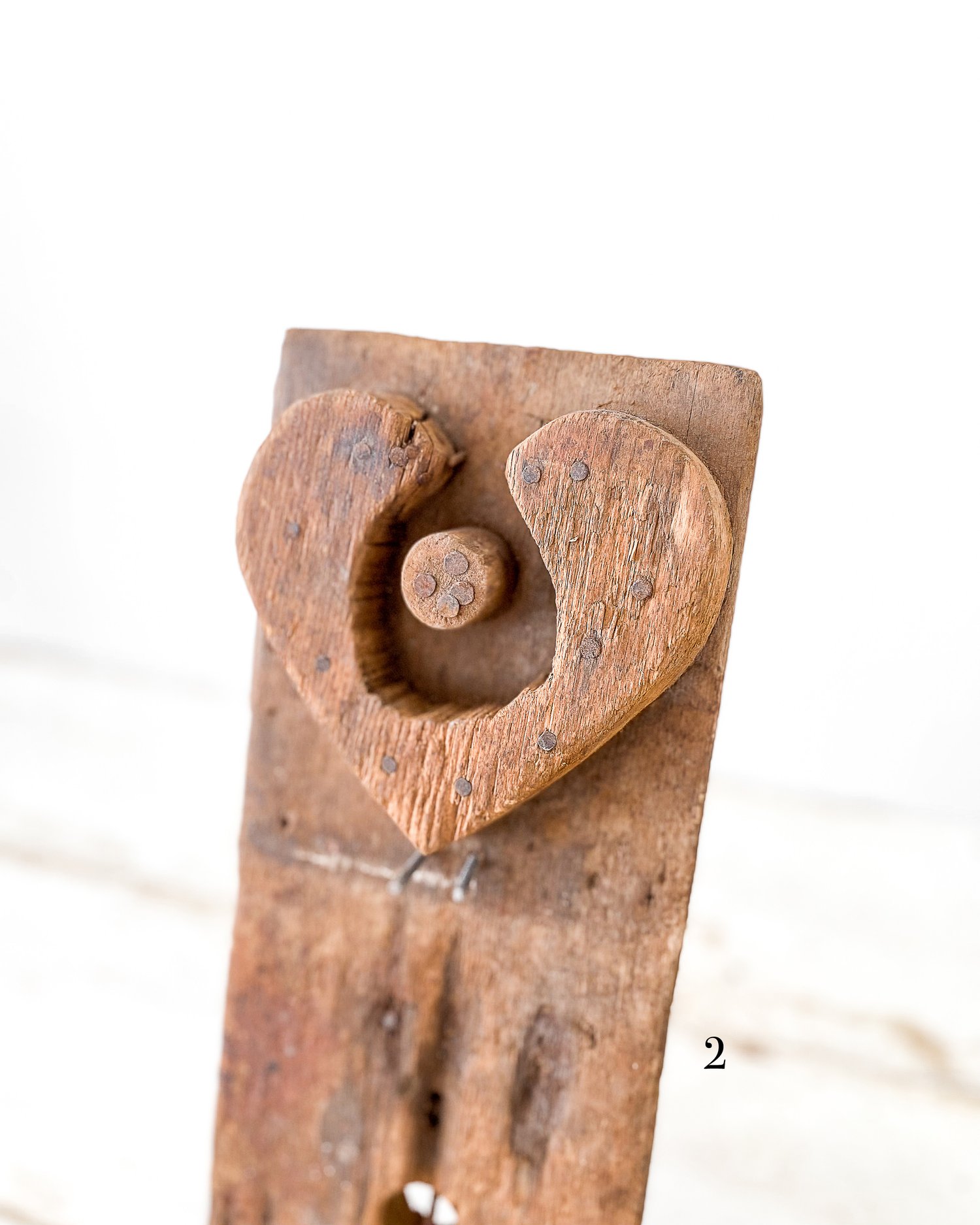 Vintage Wooden Heart Mold — East End Salvage