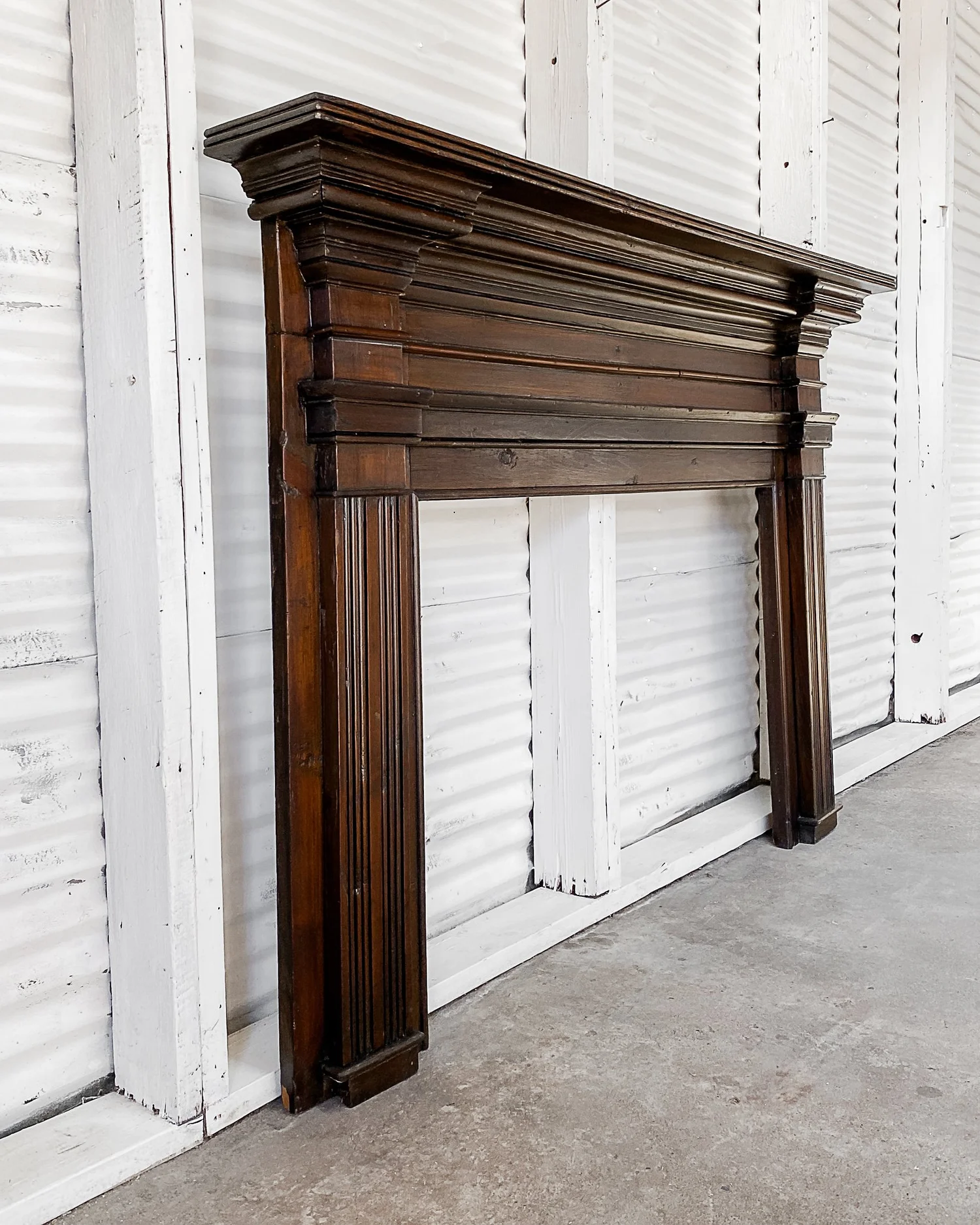 19th C. Reclaimed Fireplace Mantel — East End Salvage