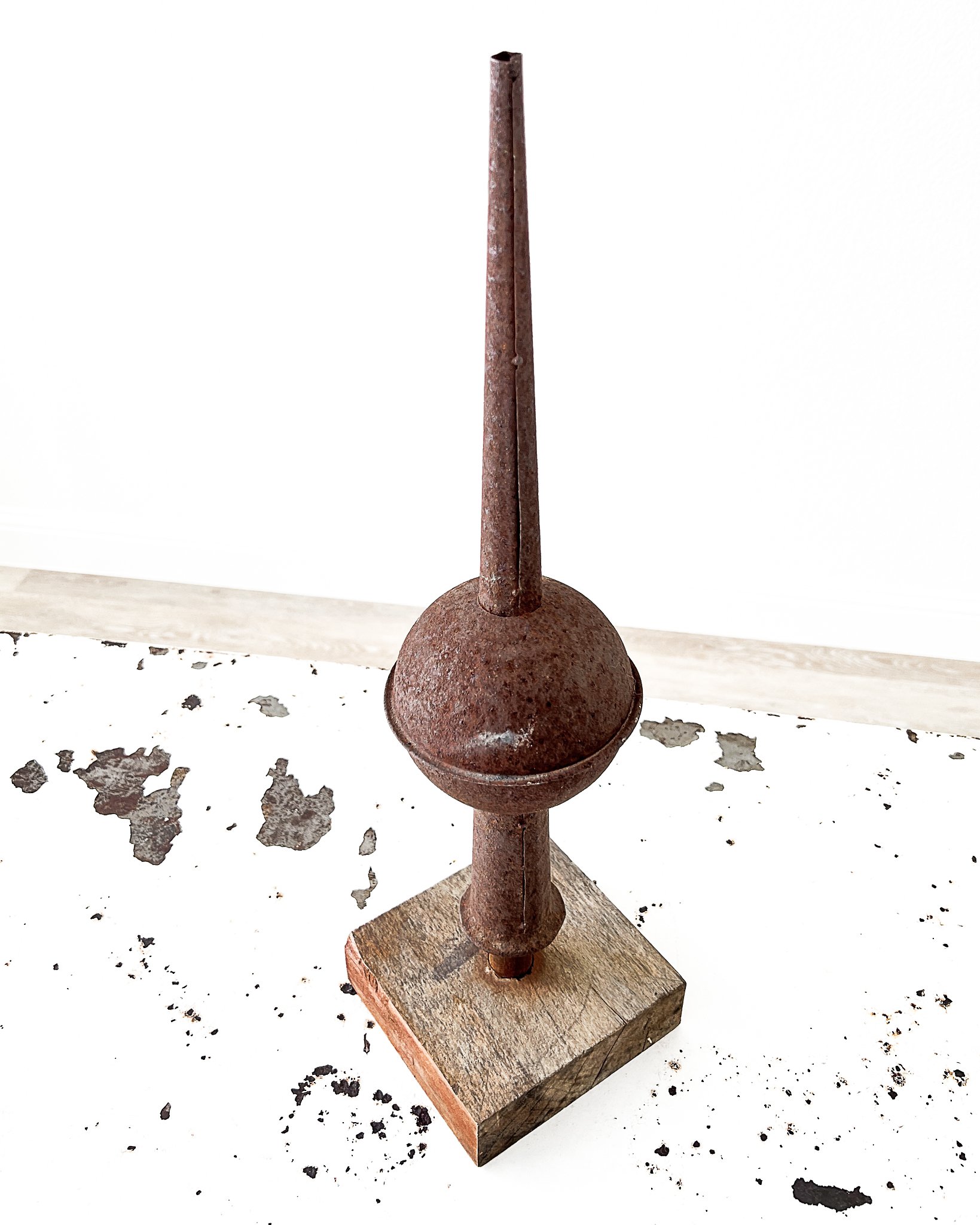 19th Century Hungarian Zinc Roof Finial, Small — East End Salvage