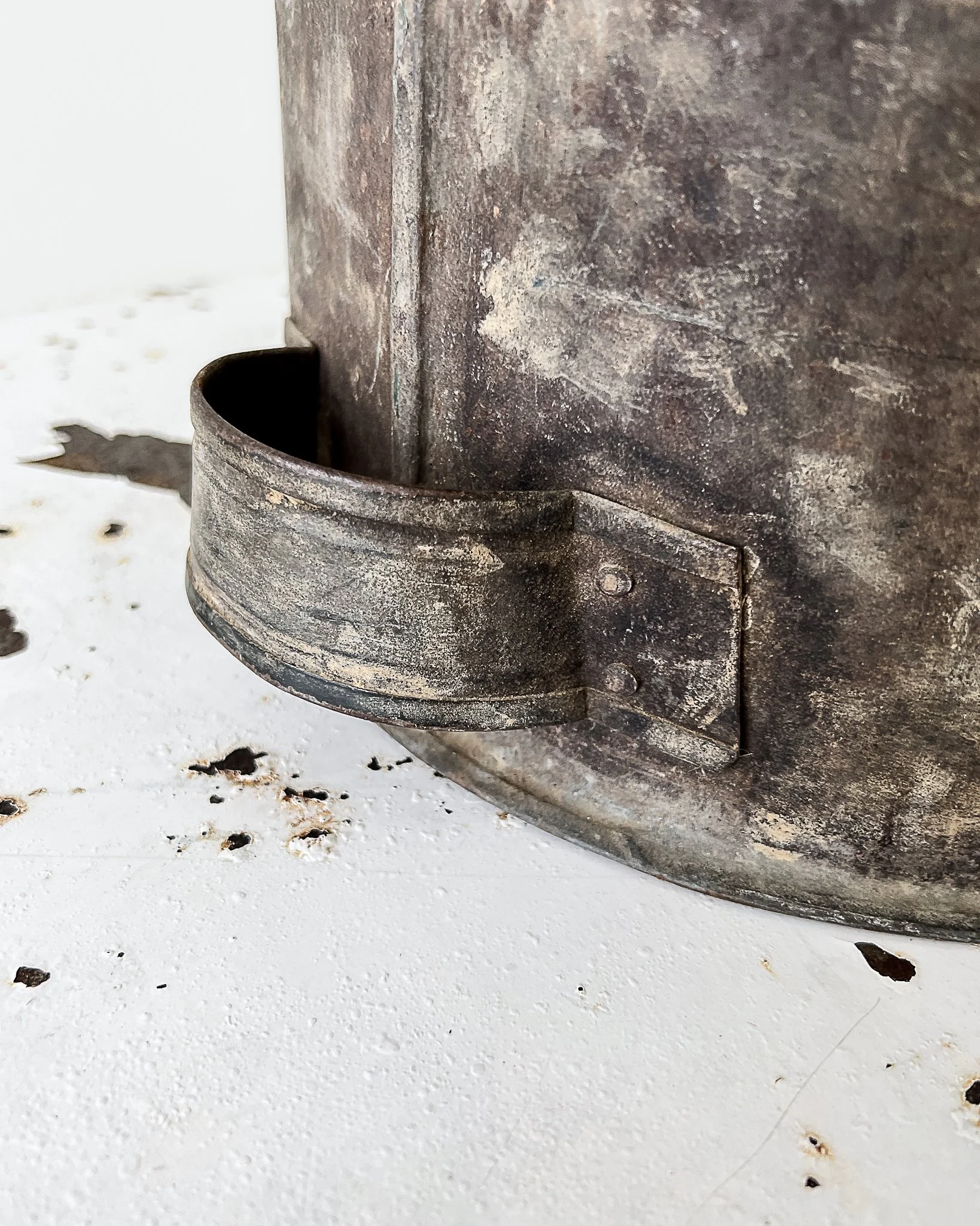 Vintage Metal Fire Bucket — East End Salvage