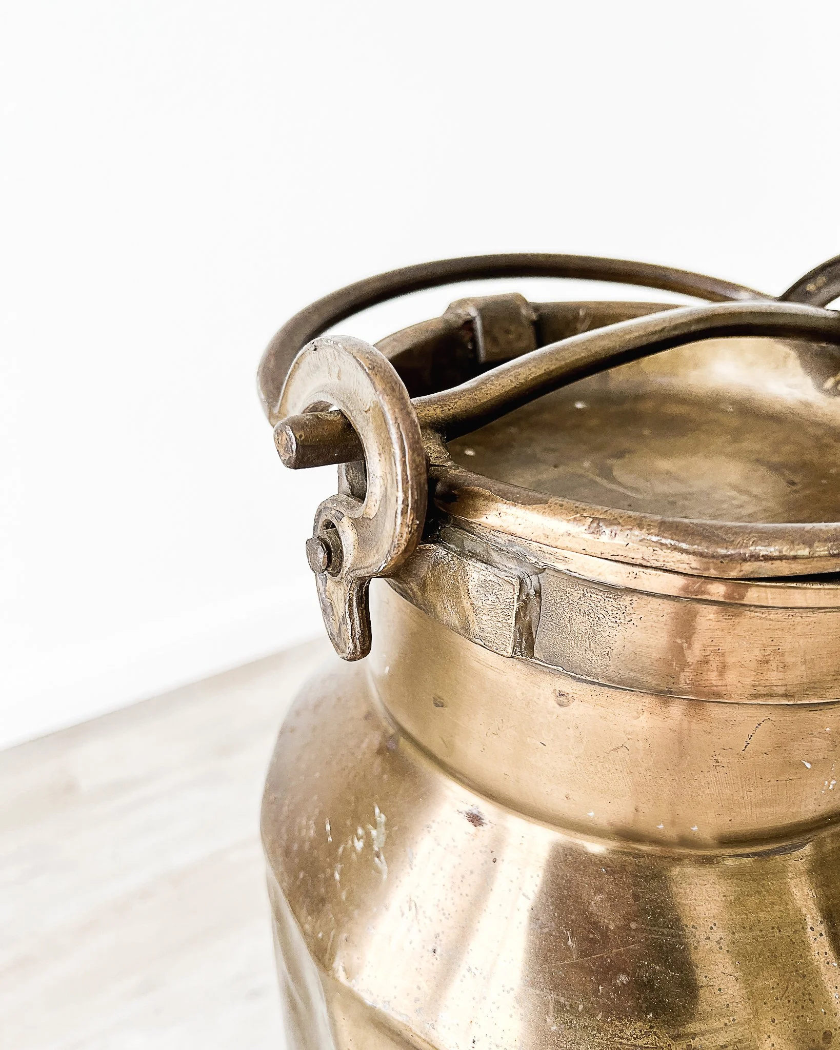 Antique Brass Milk Container — East End Salvage