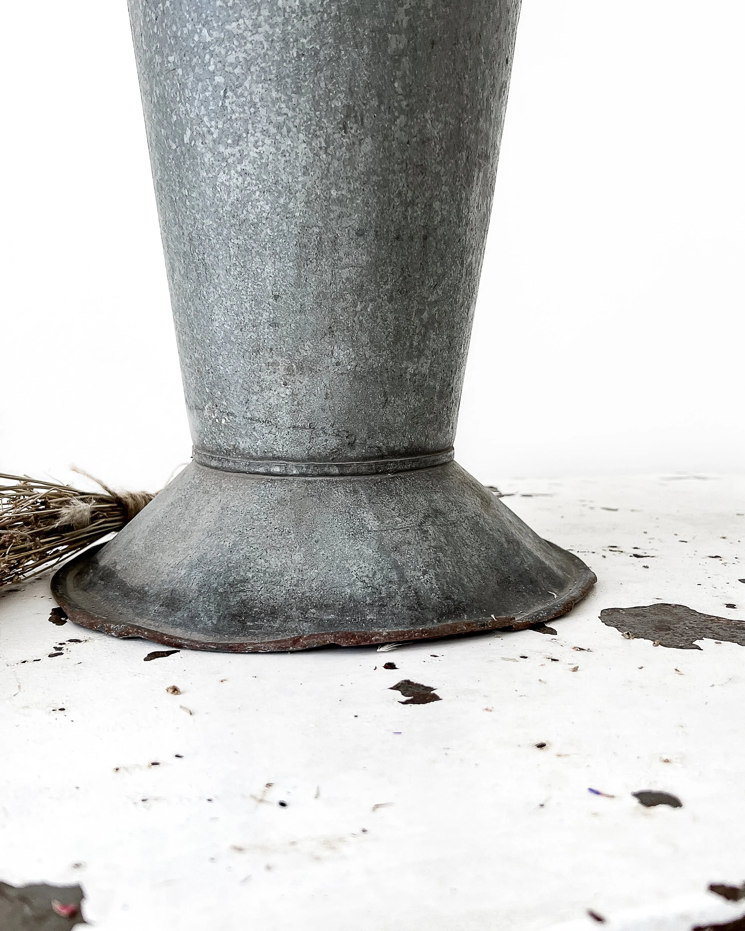 Vintage French Flower Bucket, Large — East End Salvage