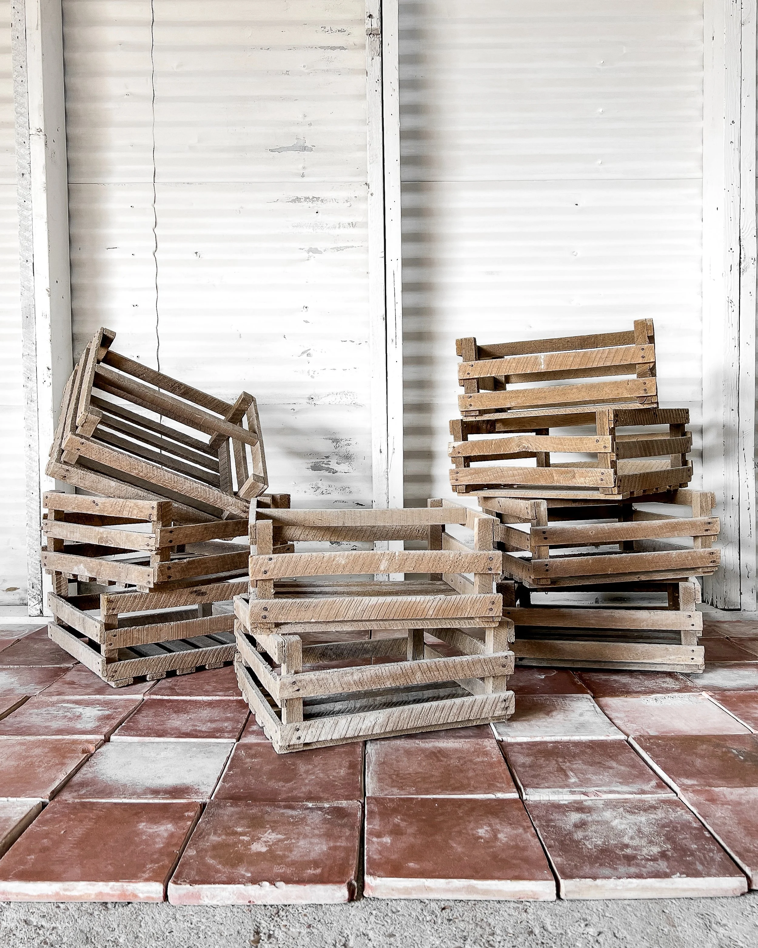 Vintage English Potato Crate — East End Salvage