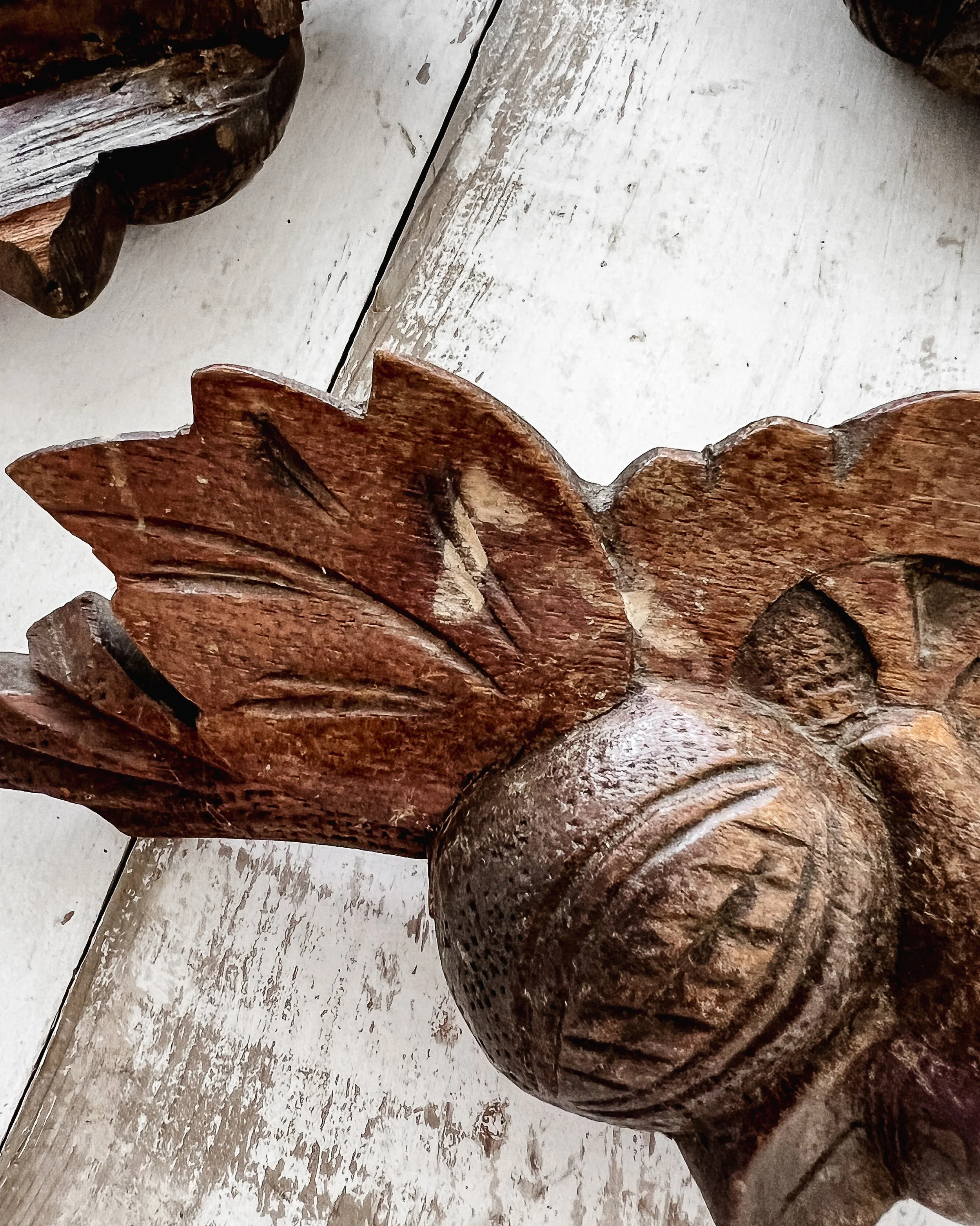 (Set of 5) Antique Eastlake Furniture Drawer Pulls — East End Salvage