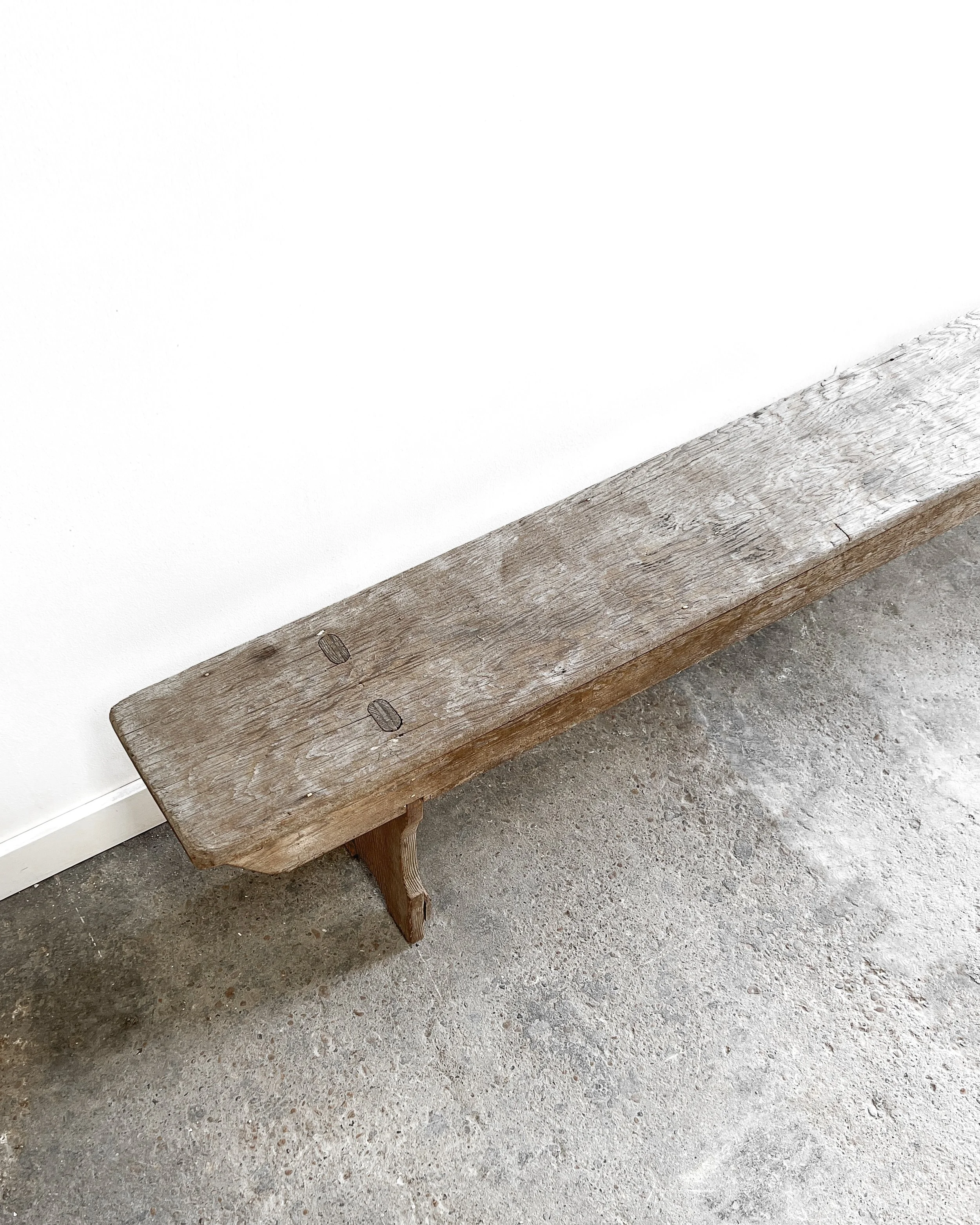 (Pair) Primitive Weathered Benches — East End Salvage