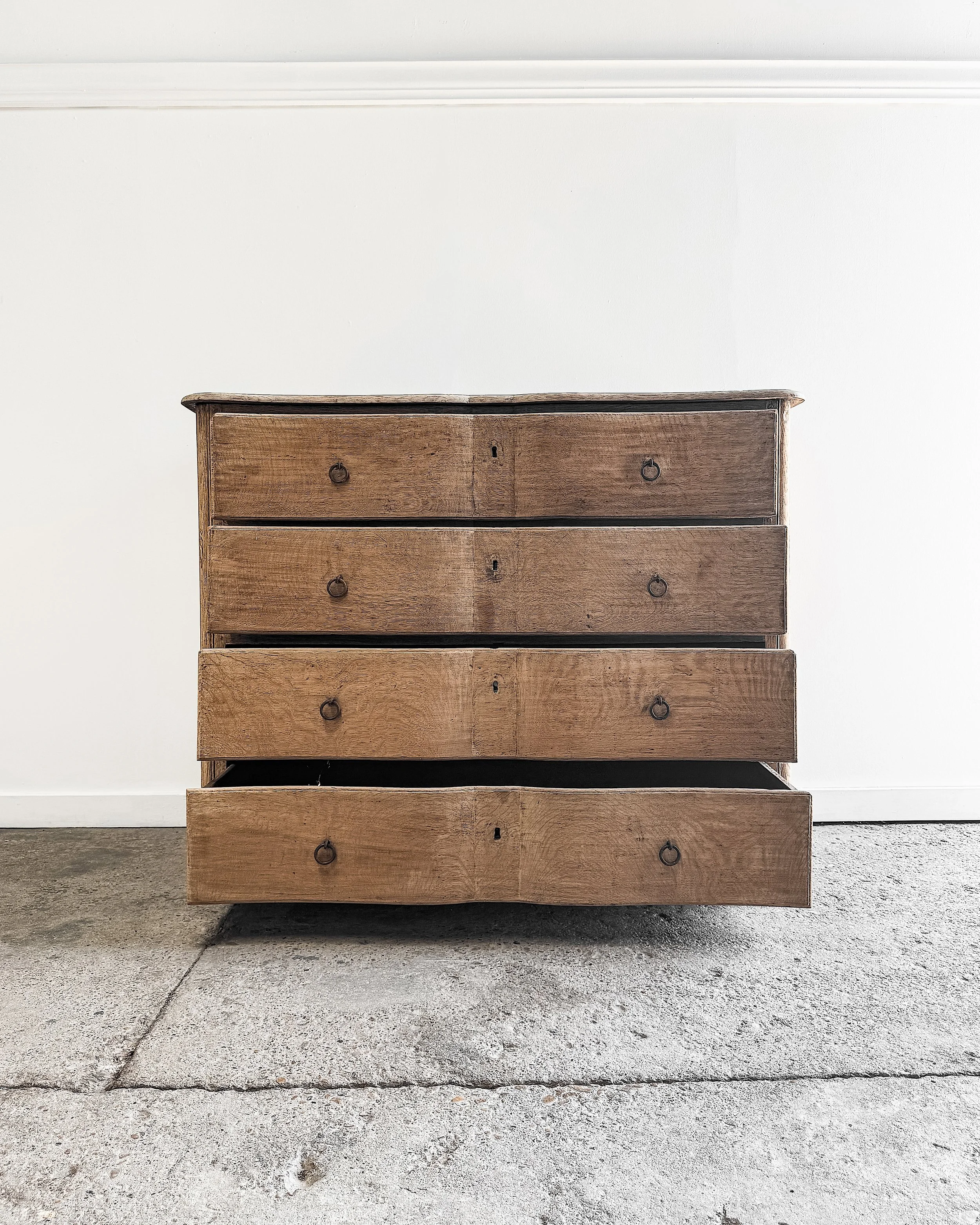 19th-Century French Serpentine Chest of Drawers