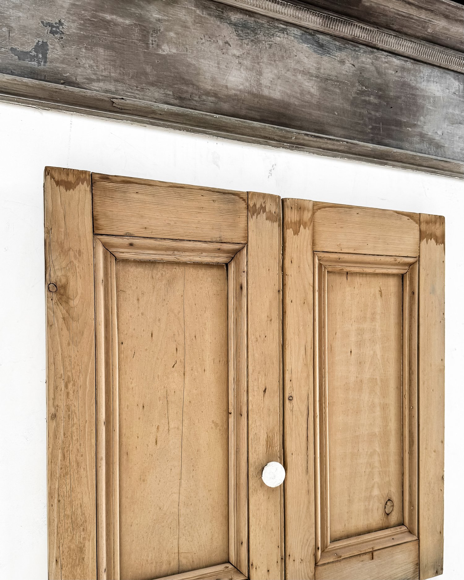 Pair Cupboard Doors English Pine 31