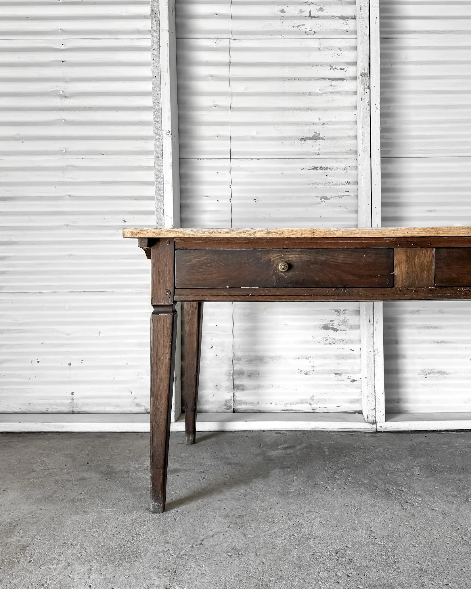 Antique French Baker's Table Kitchen Island — East End Salvage
