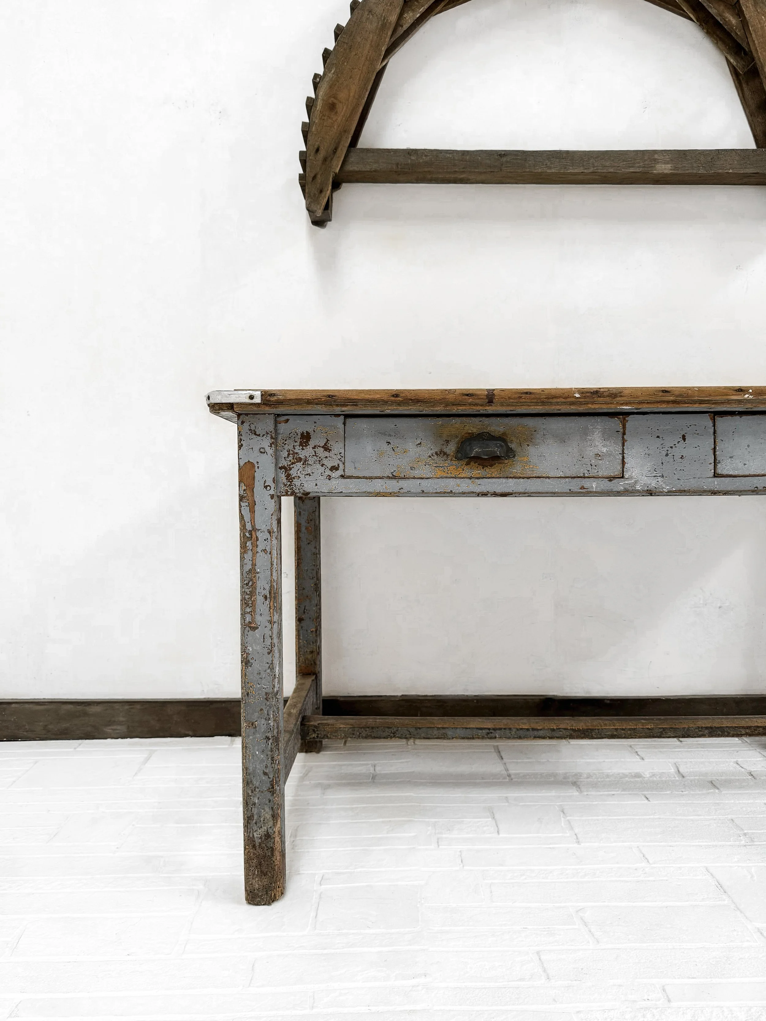 Vintage English Worktable Desk