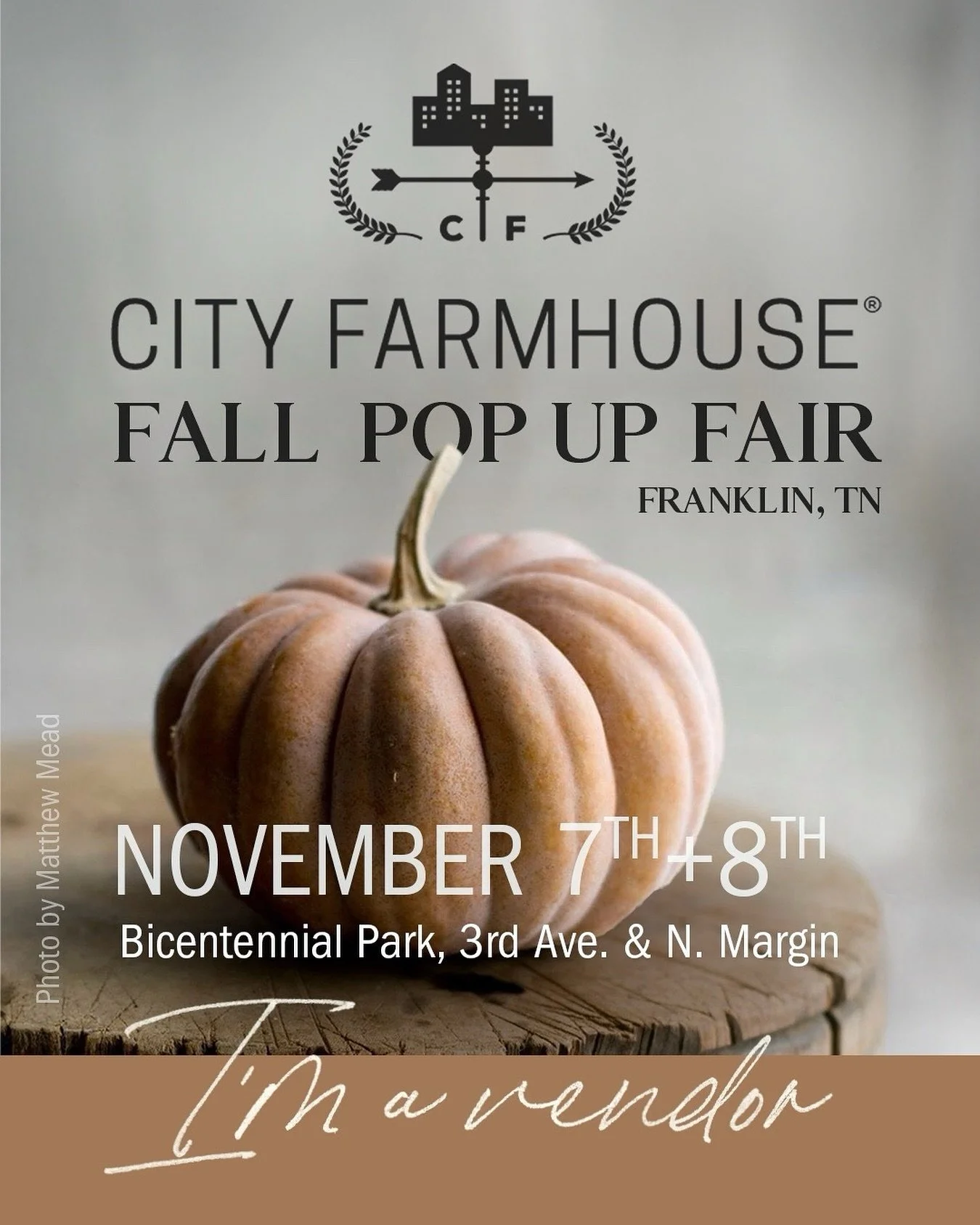 We interrupt the Round Top content to share a bit of exciting news &hellip; we are heading to Tennessee! 

After a five-year hiatus, the legendary City Farmhouse Fall Pop-up Fair returns with 40+ vintage, antique &amp; artisan vendors, food trucks, l