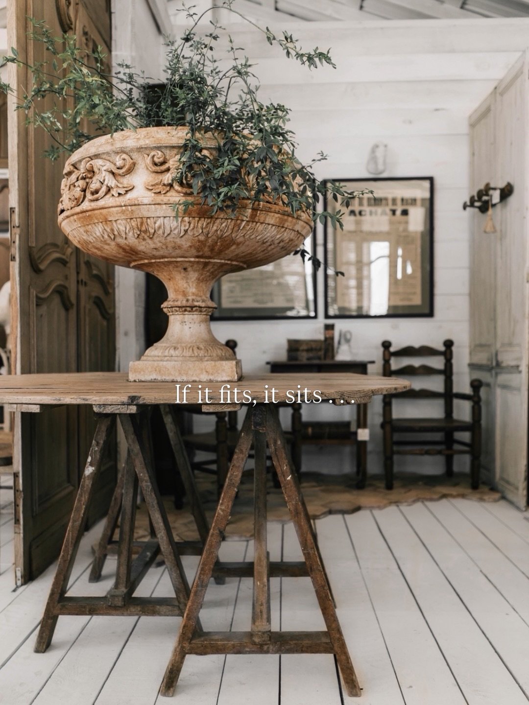 If it fits, it sits. 🌿

Our favorite planters weren&rsquo;t designed to be planters.

An antique urn. A fruit crate. A weathered basket. An old wine barrel.

If it holds soil, we&rsquo;ll probably give it a try.

Living things have a way of bringing