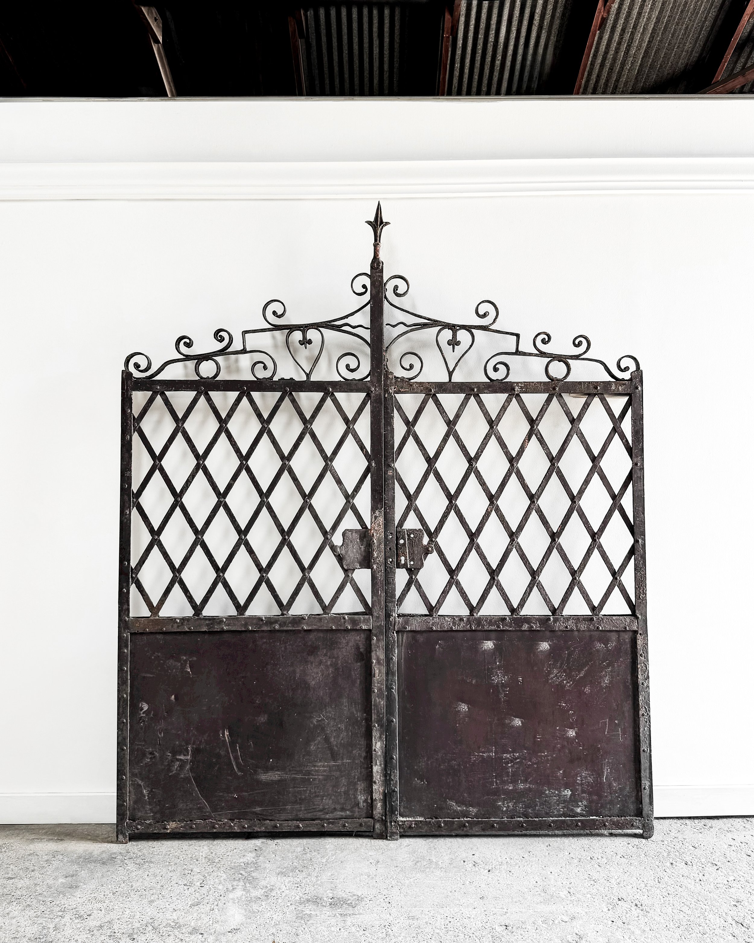 Pair Cast Iron French Garden Gates 1.jpg