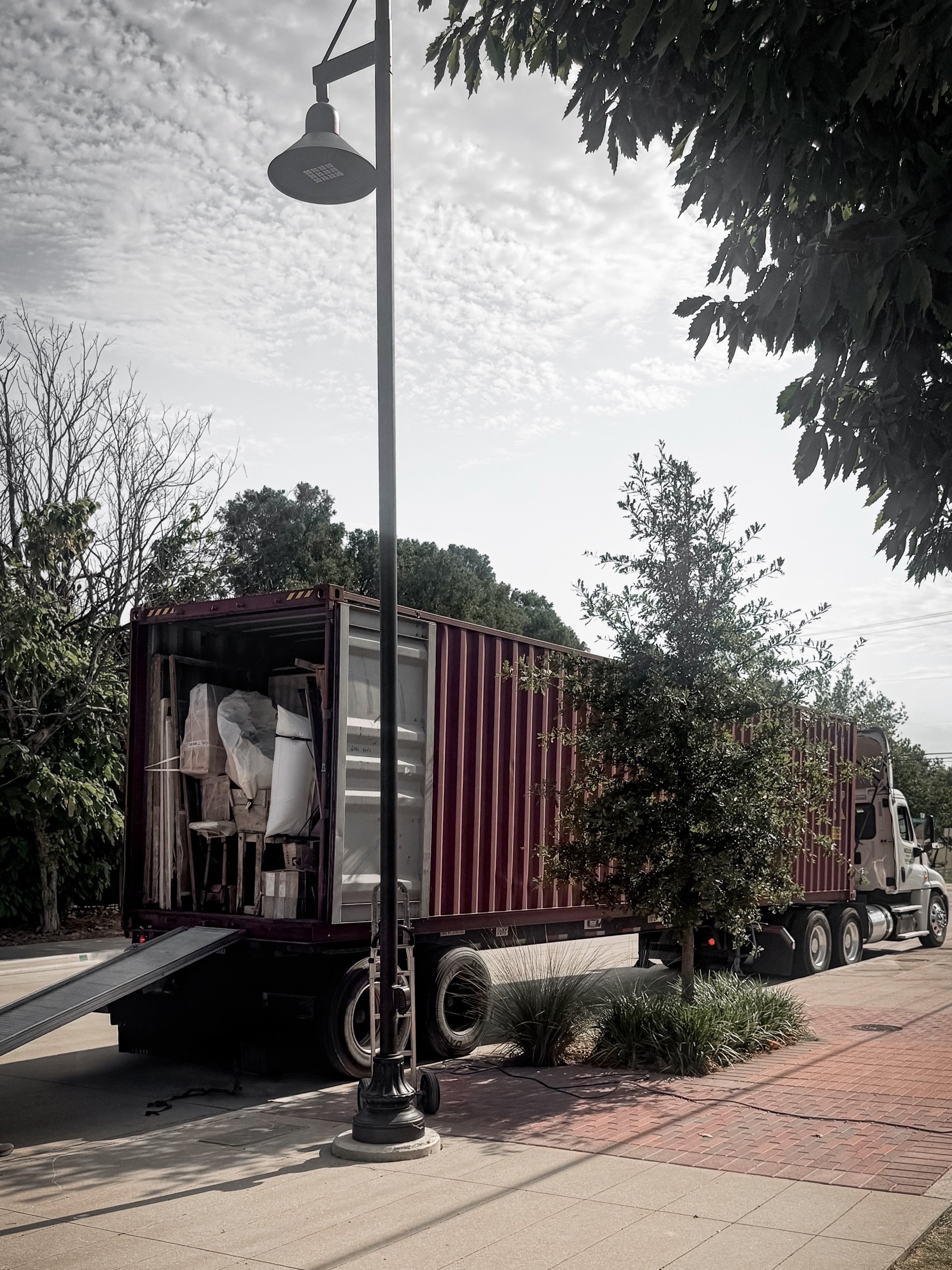 It&rsquo;s here. 🎉

The doors are open and the first pieces are coming off the container.

Follow along in Stories today for your first look at what&rsquo;s headed to Round Top this fall. 

See something you love? Send us a DM and we&rsquo;ll happil