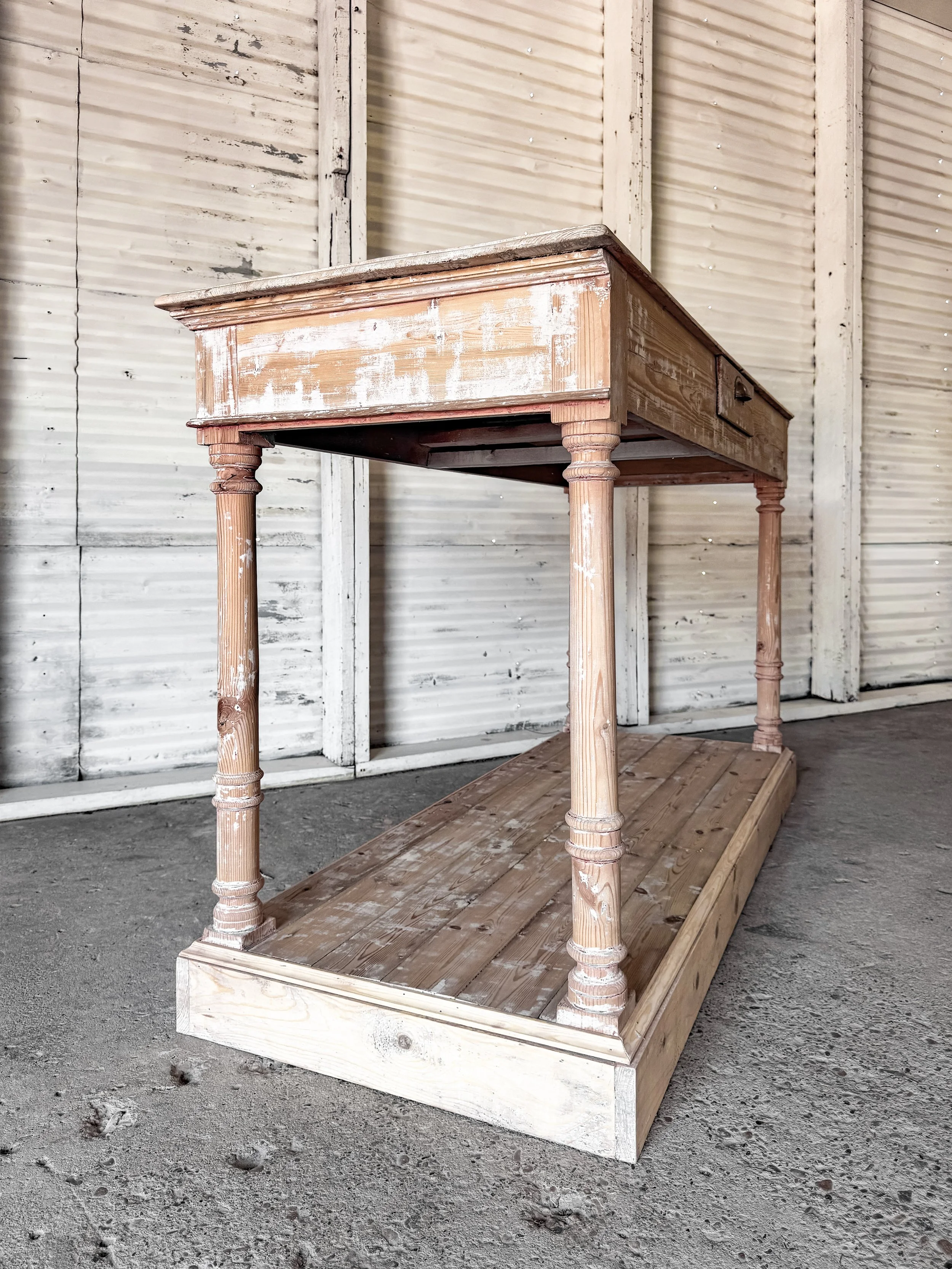 Antique French Drapers Table