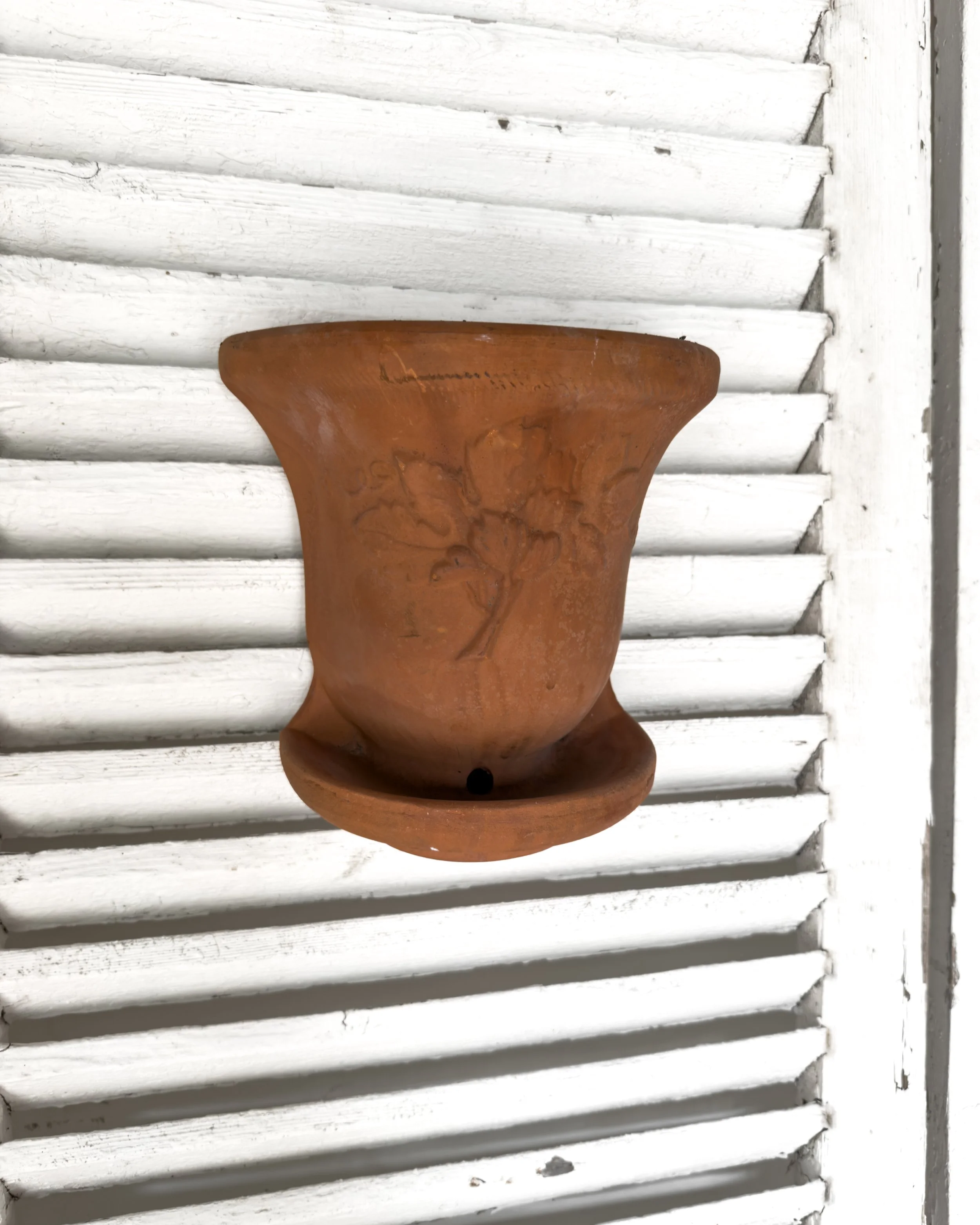 Vintage Terracotta Wall Mounted Flower Pots