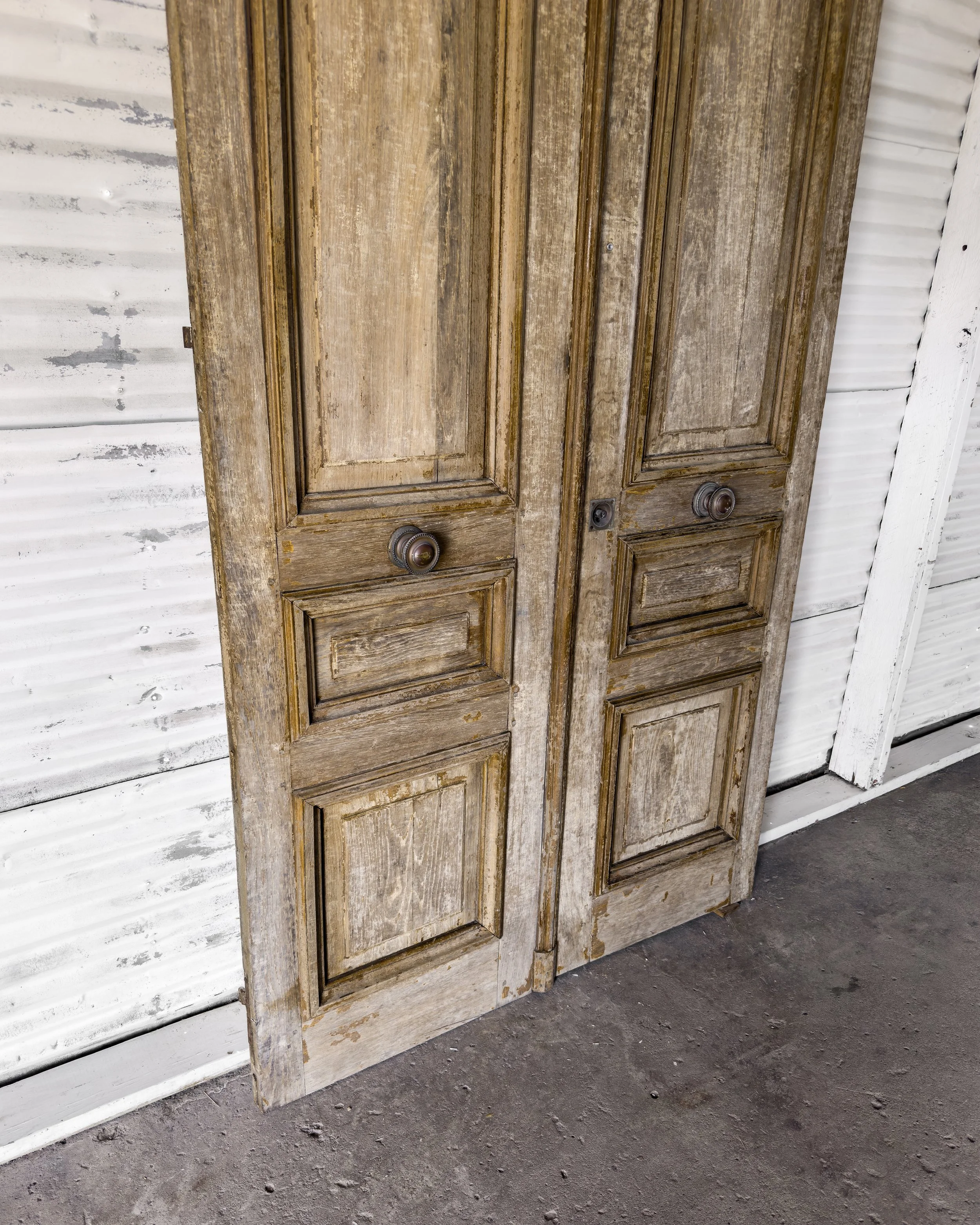 Pair Reclaimed 19th Century French Exterior Doors