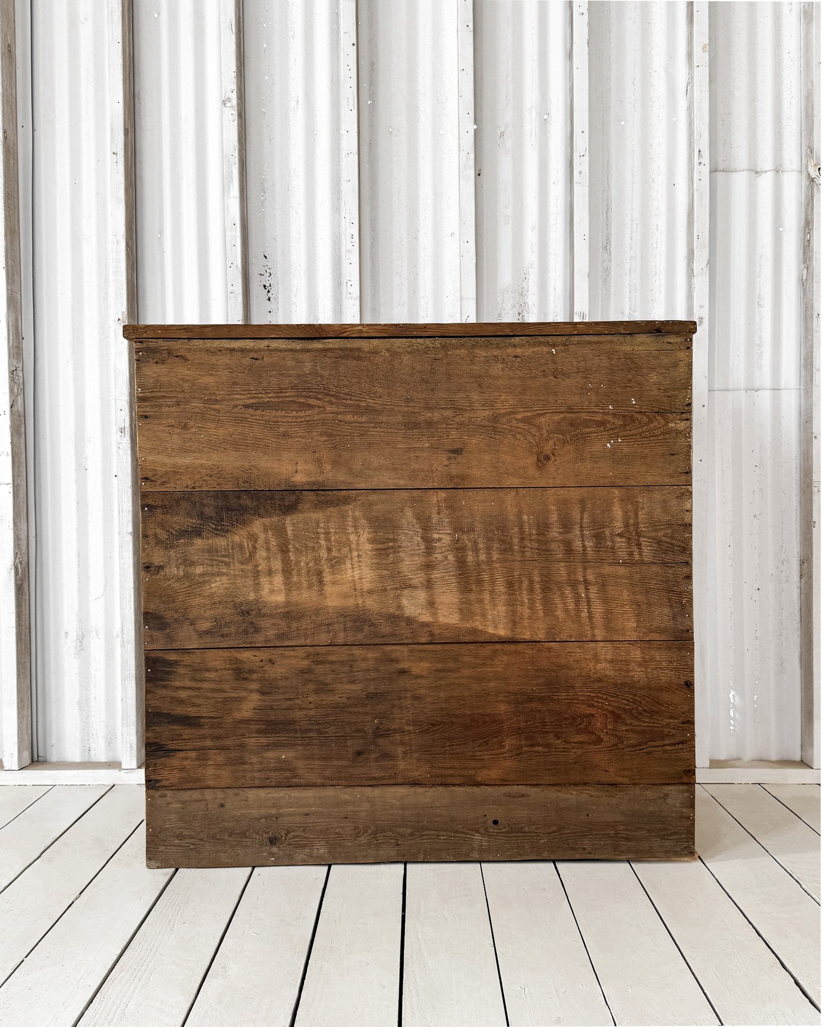 Rustic Pine Alpine Cabinet with Single Drawer