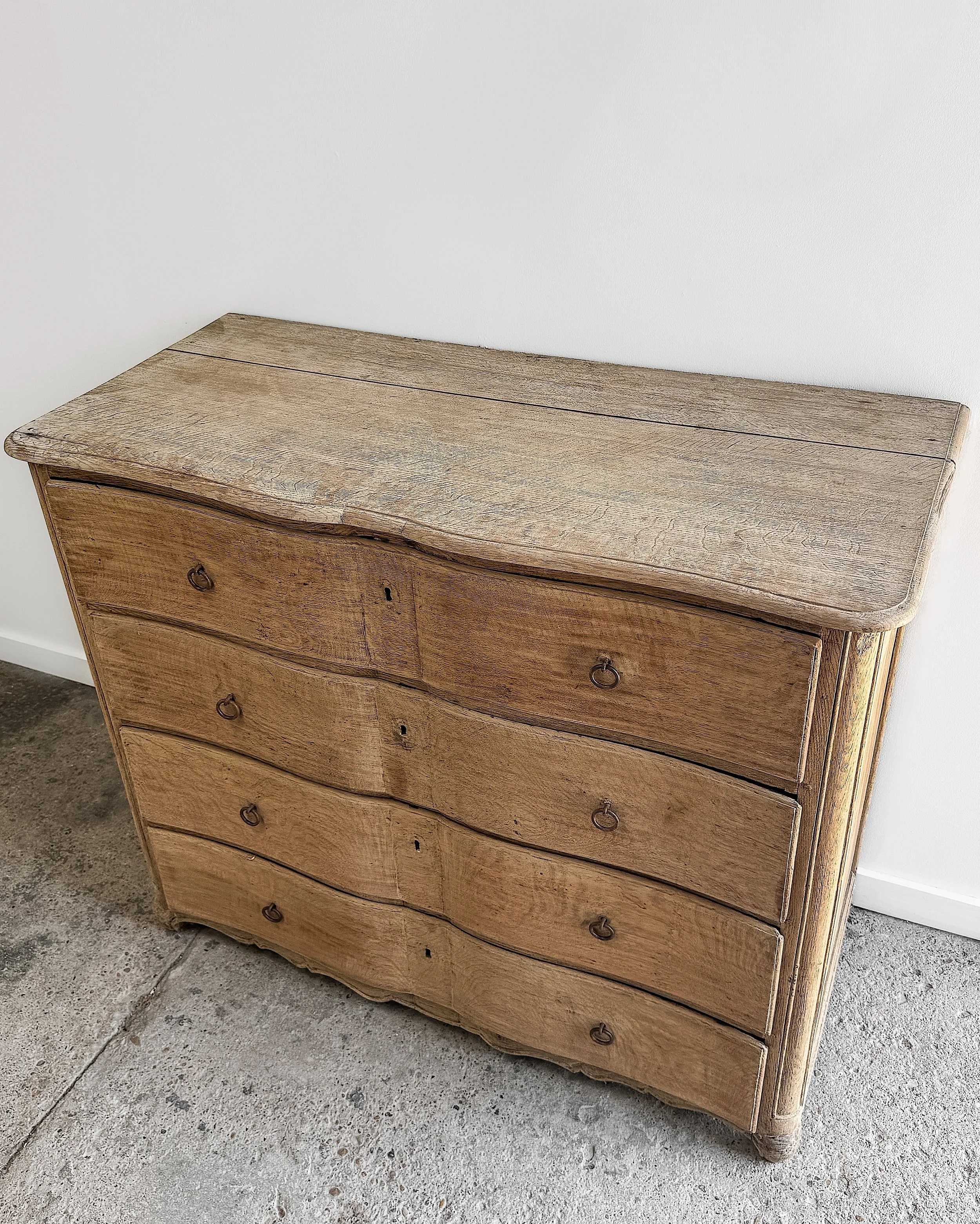 19th-Century French Serpentine Chest of Drawers