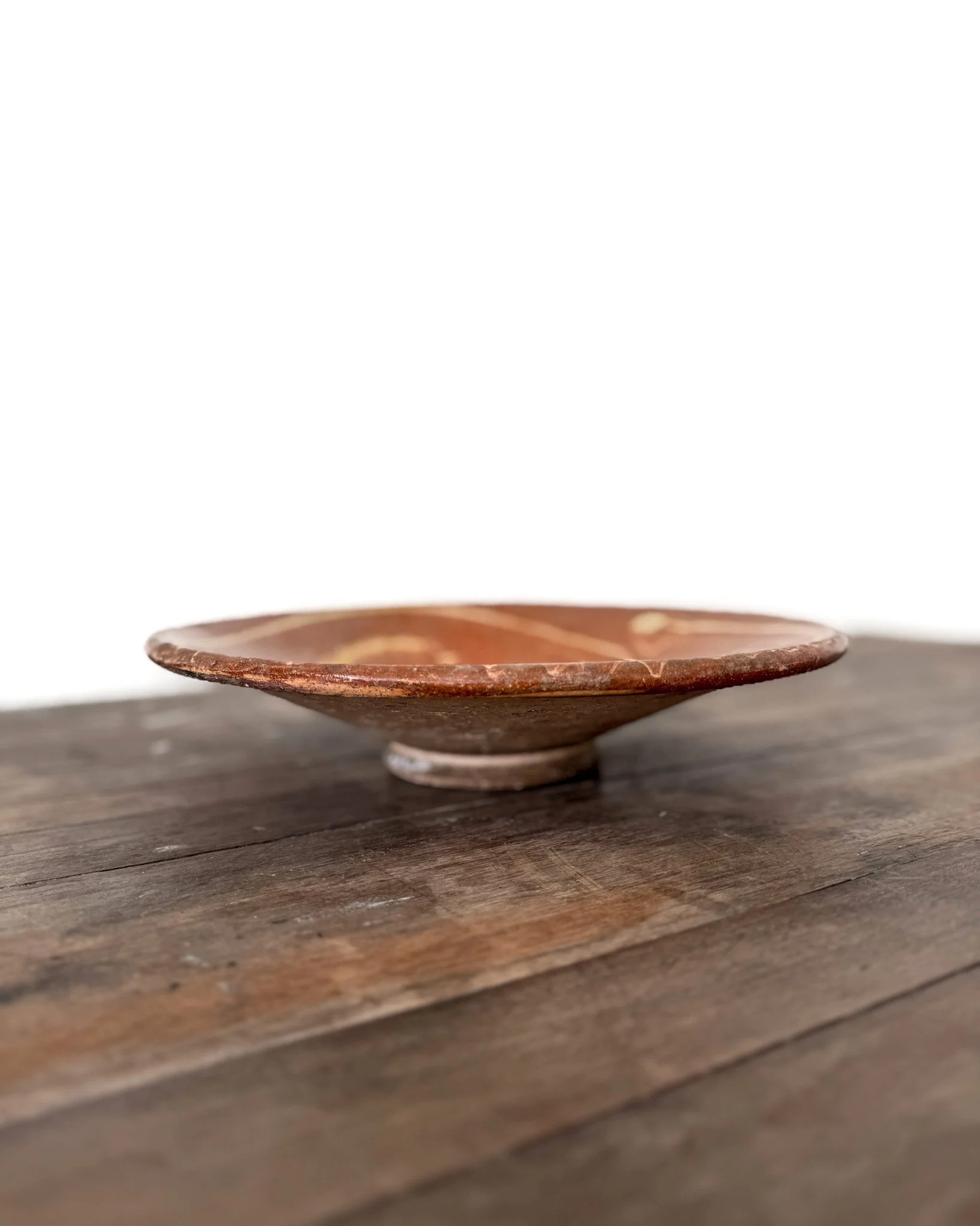 Antique French Omelette Turning Plate