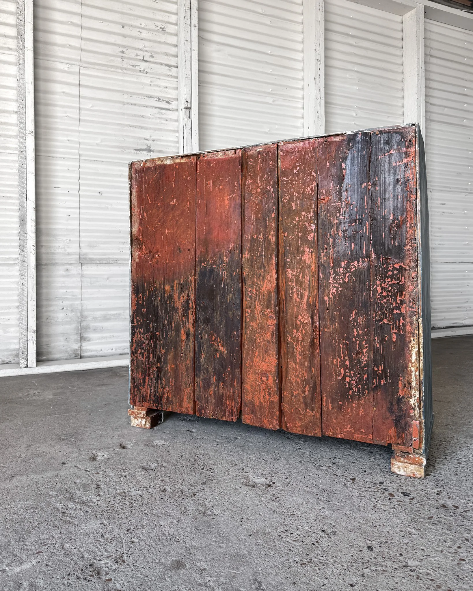 19th C. Swedish Writing Bureau with Dragged Paint