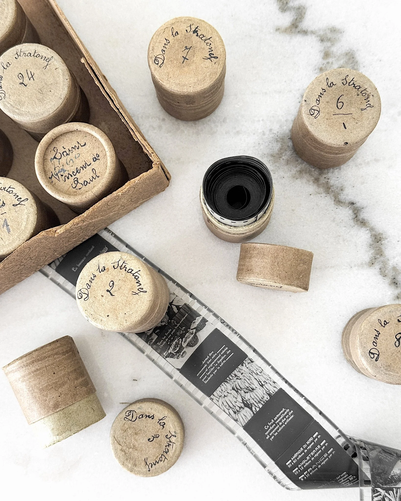 Interwar French Educational Celluloid Film Reels