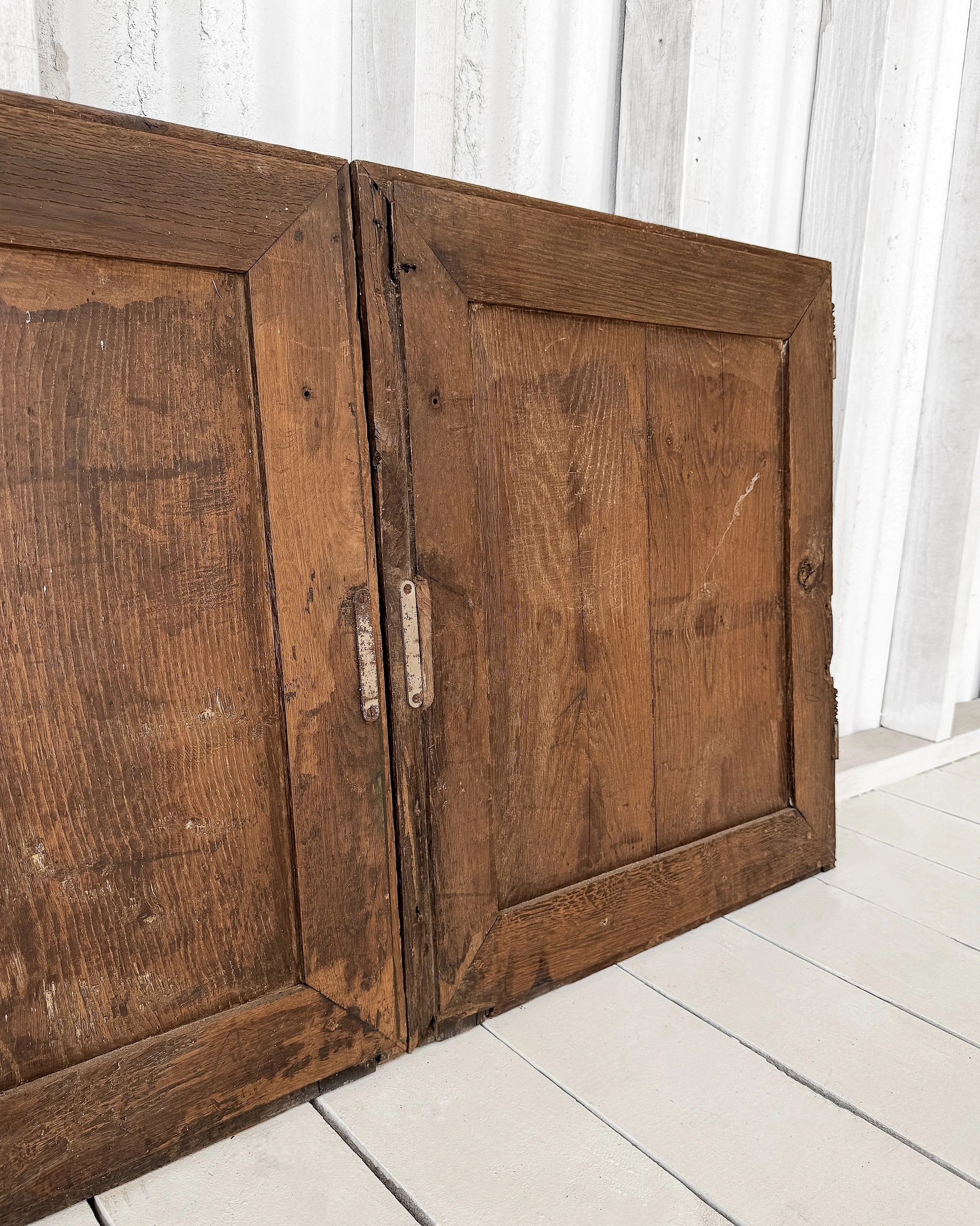 Reclaimed Antique French Oak Cupboard Doors