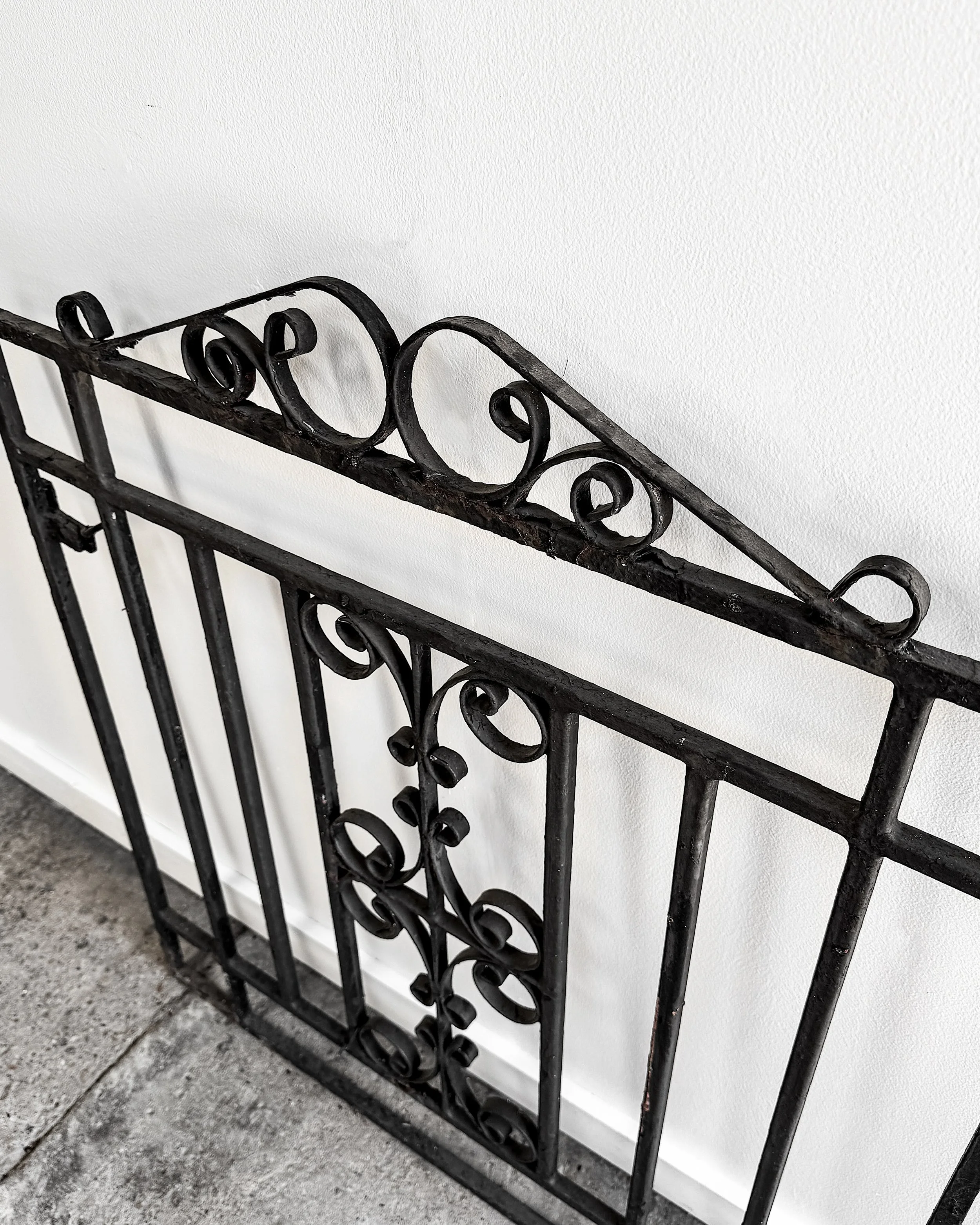 Early 20th Century Wrought Iron English Garden Gate