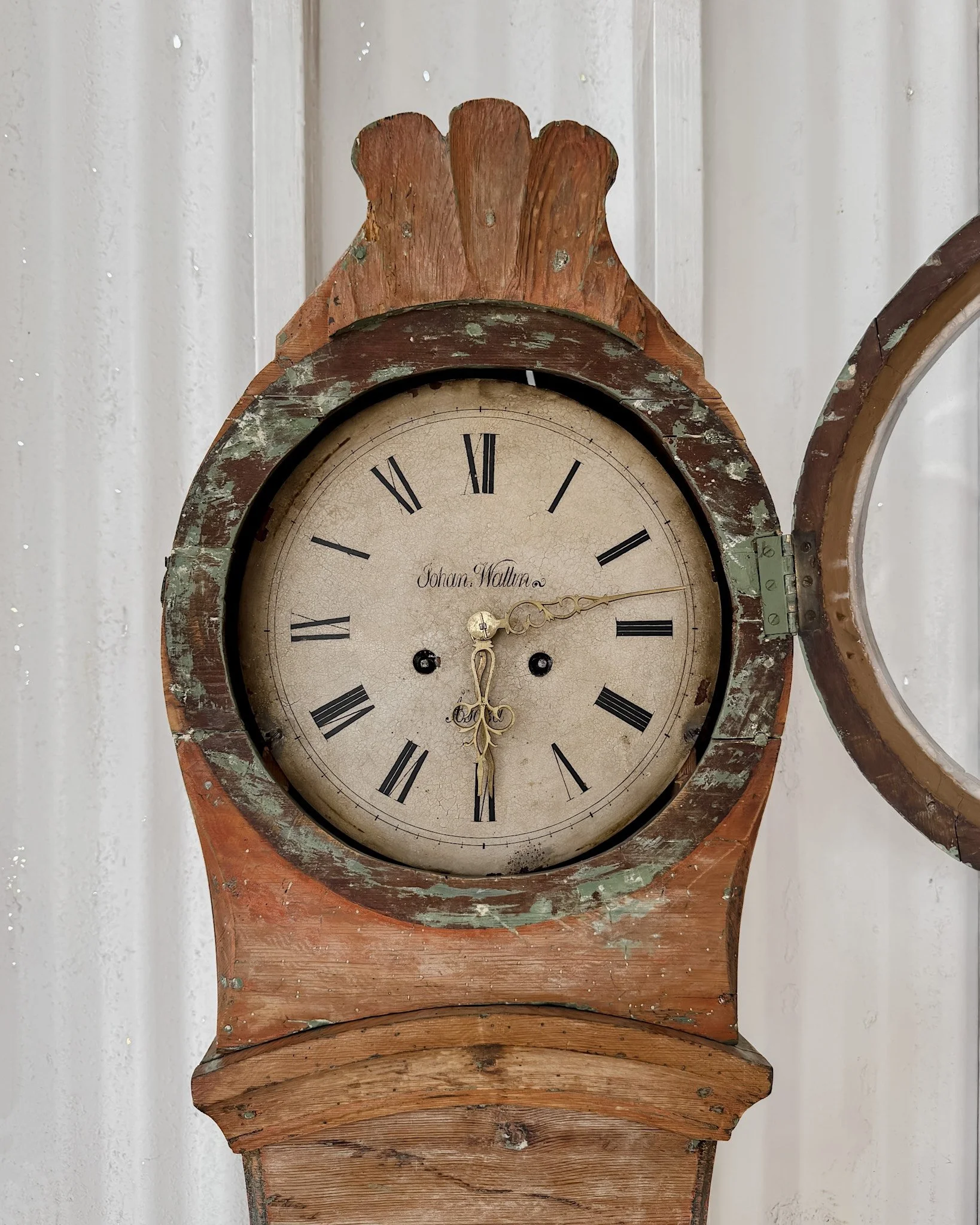 19th Century Swedish Mora Clock with Tall Crown