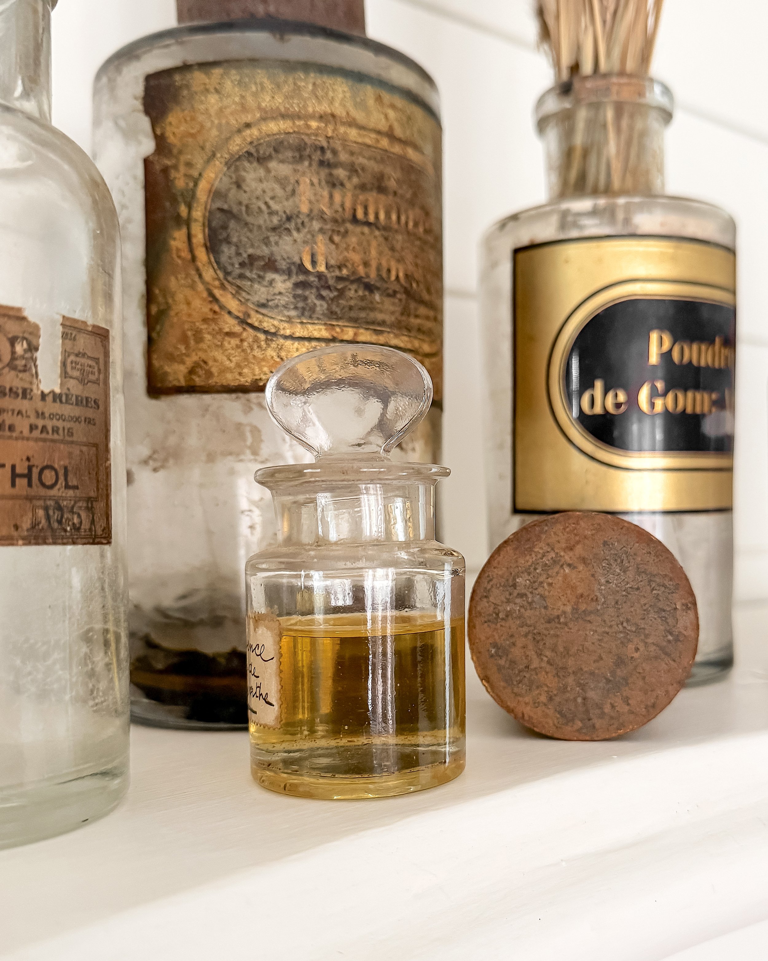 Antique French Apothecary Bottles