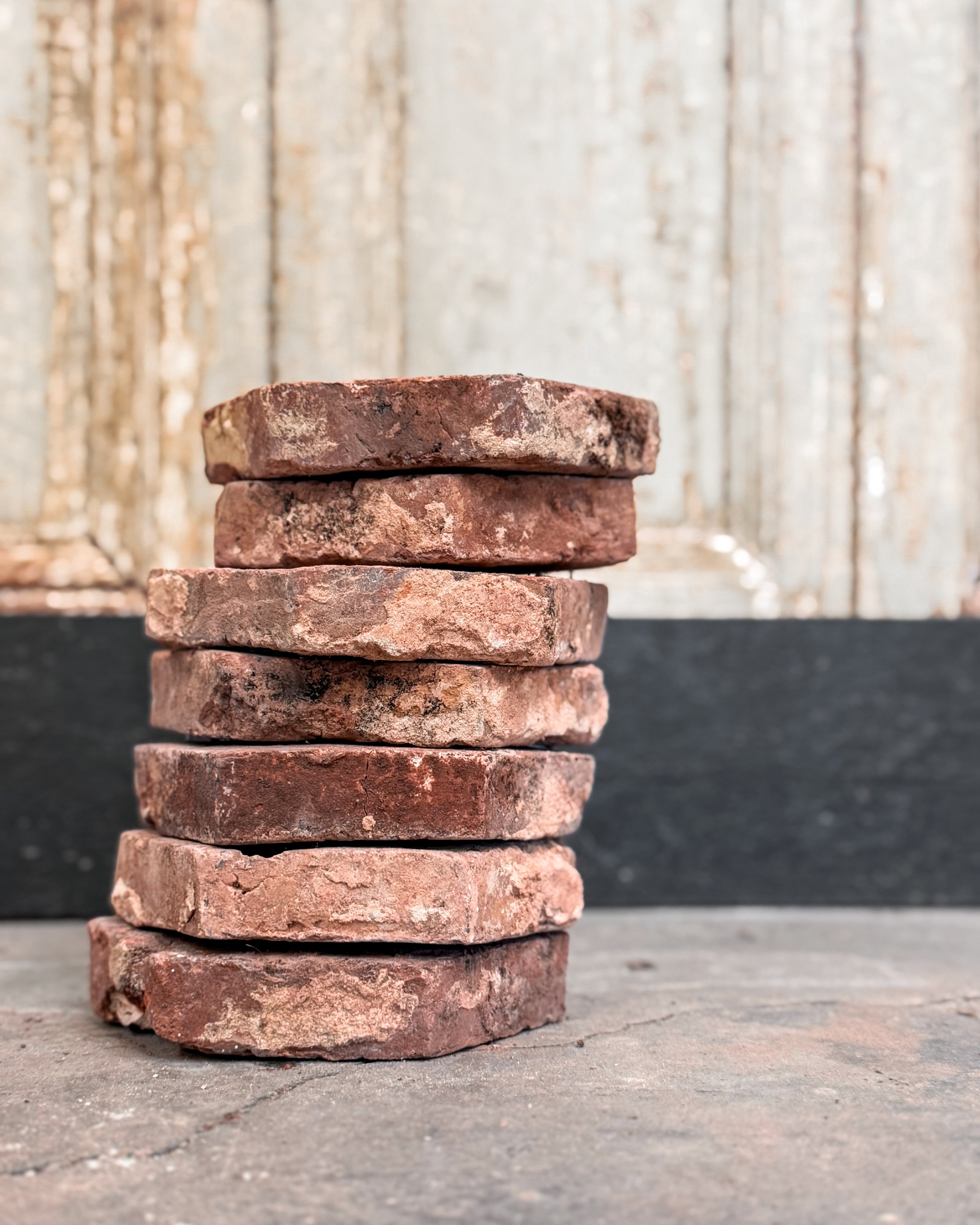 Antique Reclaimed French Terracotta Hexagon Tile
