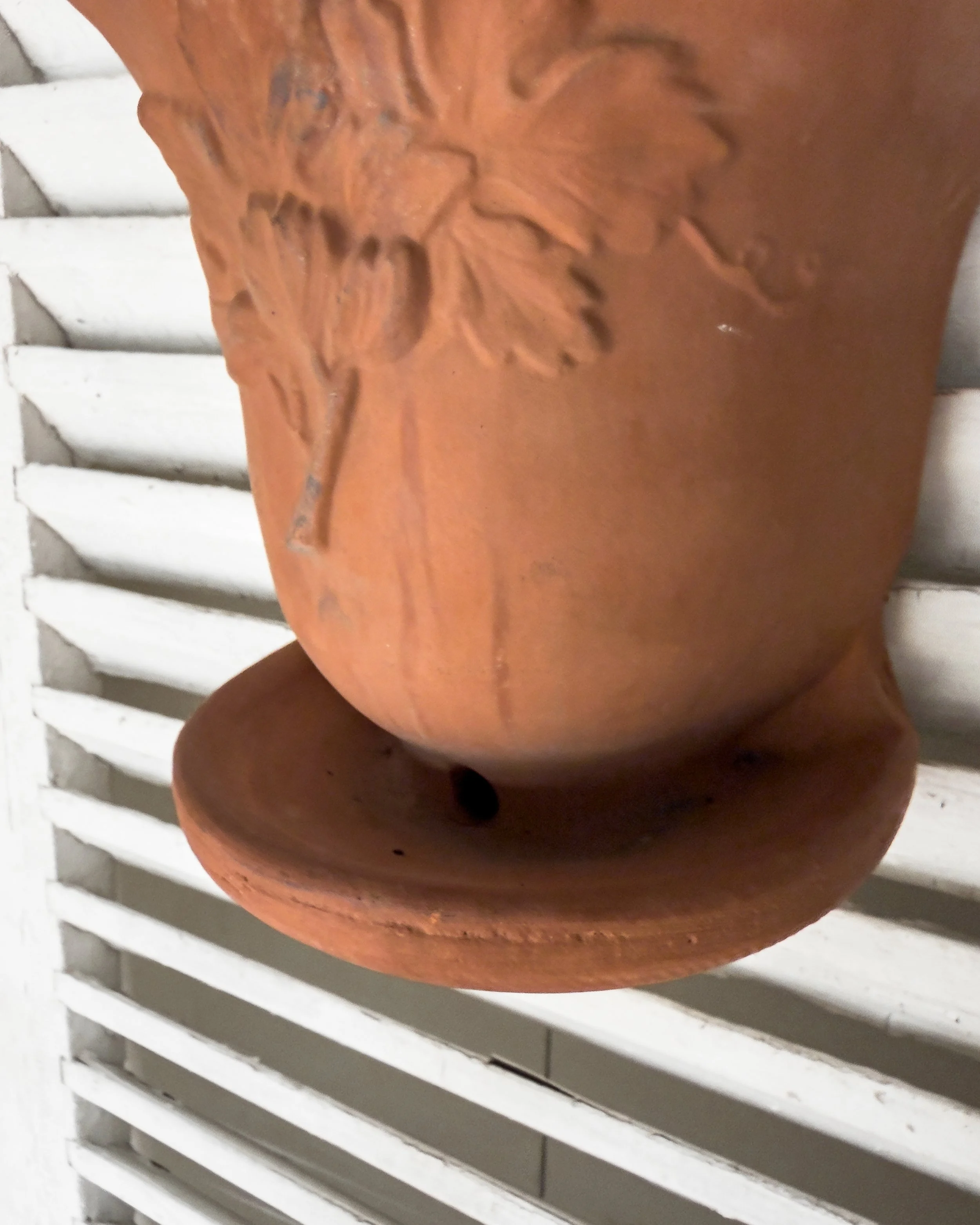 Vintage Terracotta Wall Mounted Flower Pots