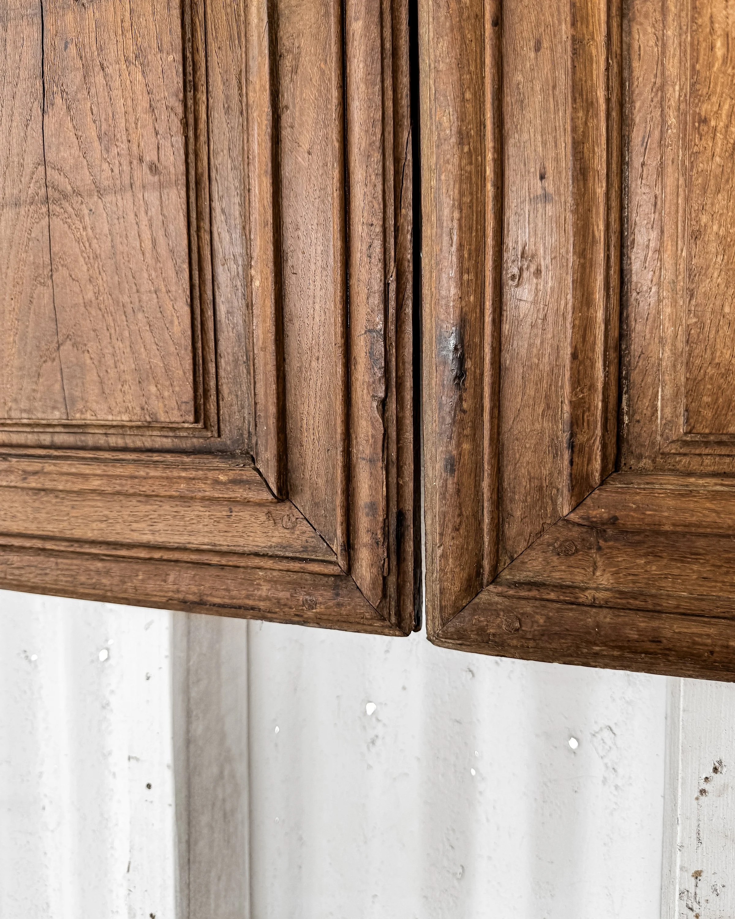 Reclaimed Antique French Oak Cupboard Doors