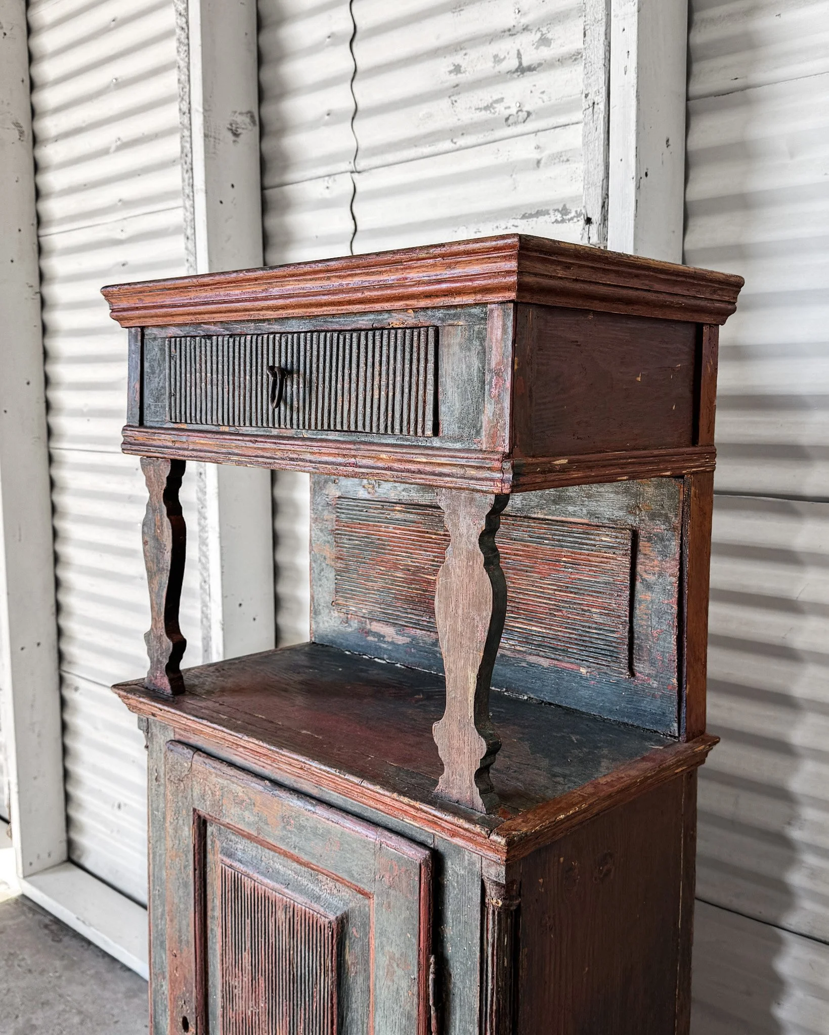 18th Century Swedish Rococo Tobacco Cabinet