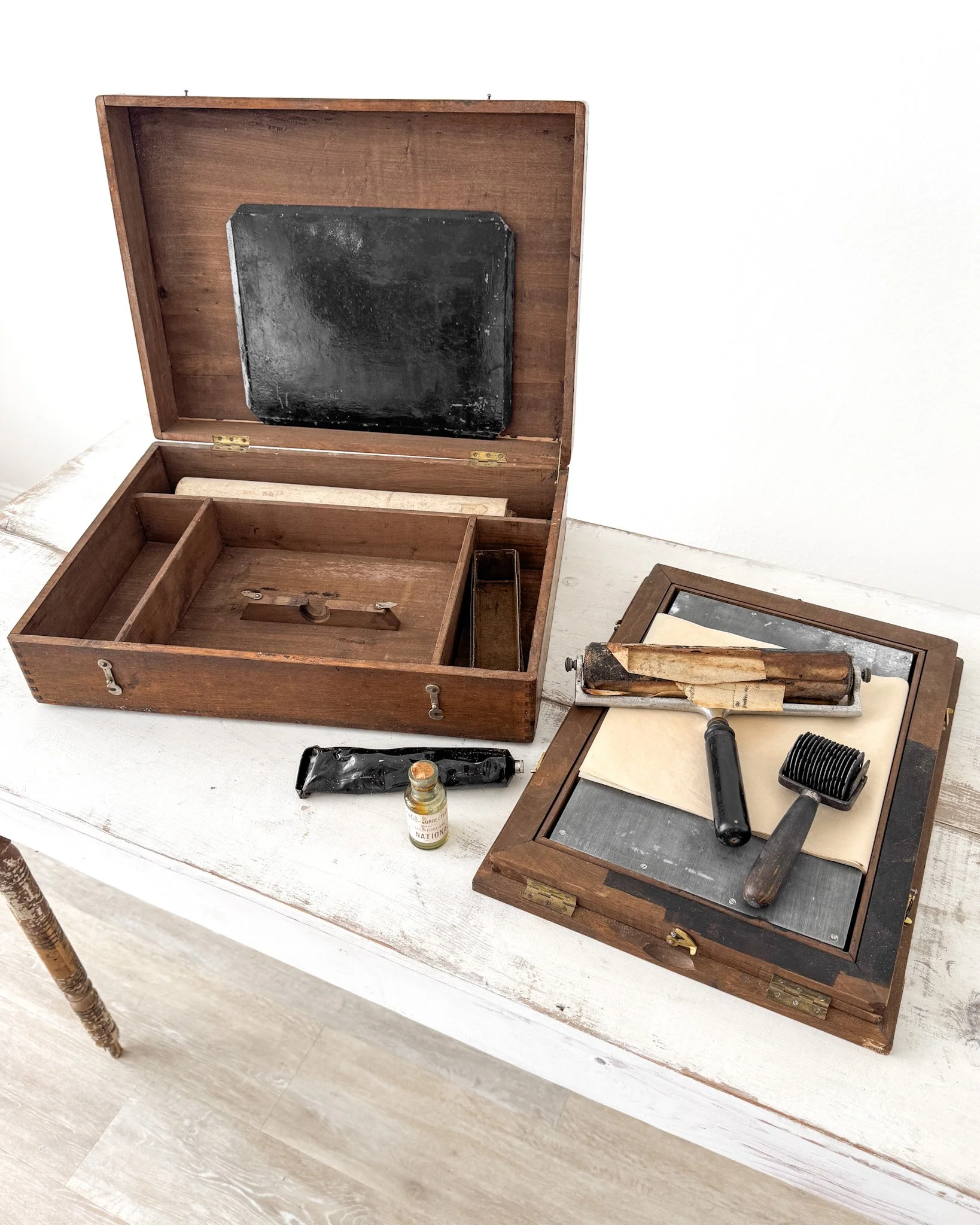 Antique French Mimeograph