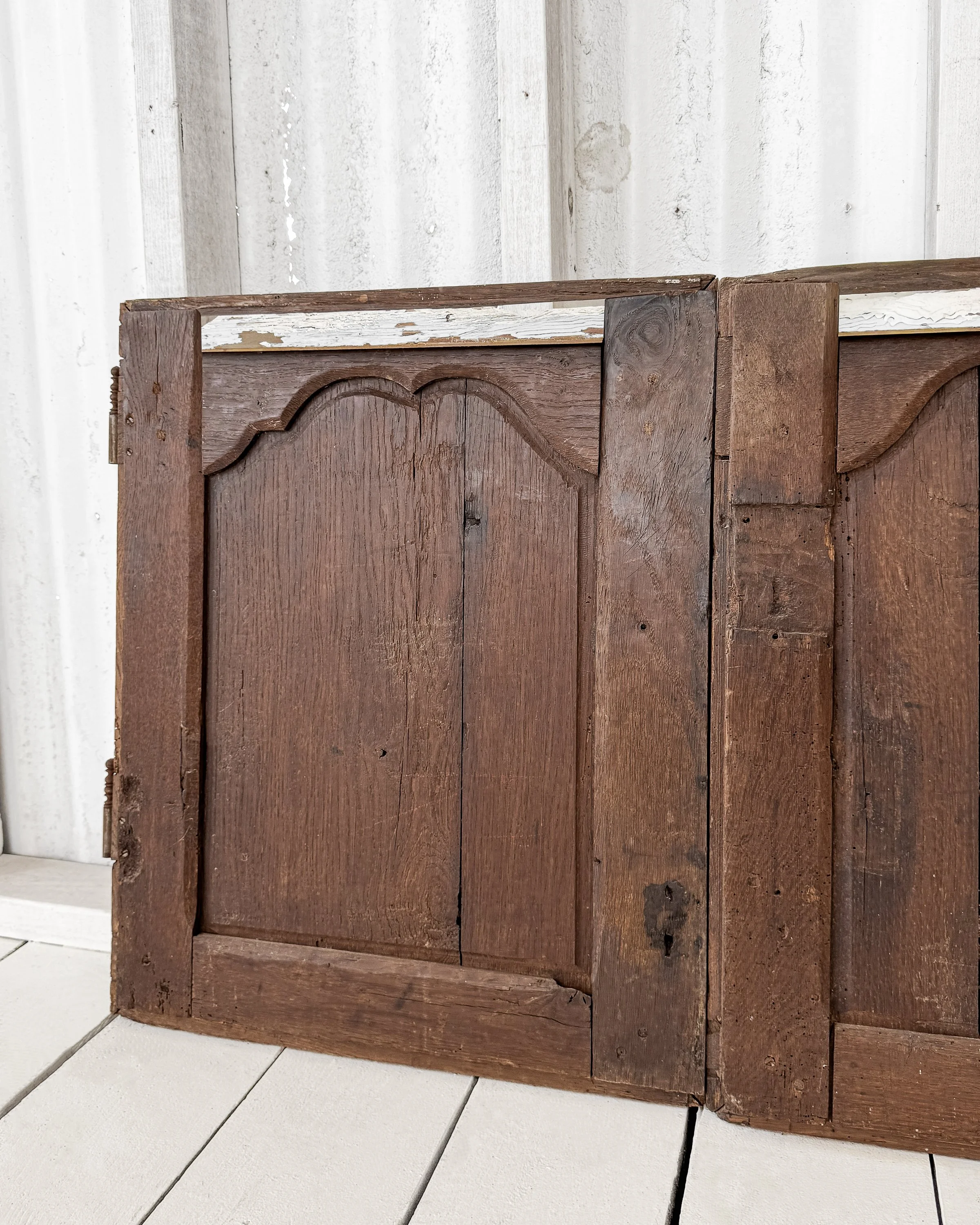 Salvaged Antique French Cupboard Doors