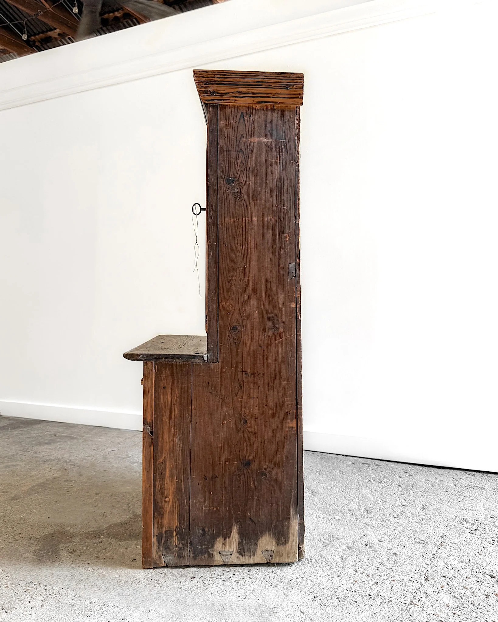 17th Century Petite Swedish Stepback Cupboard