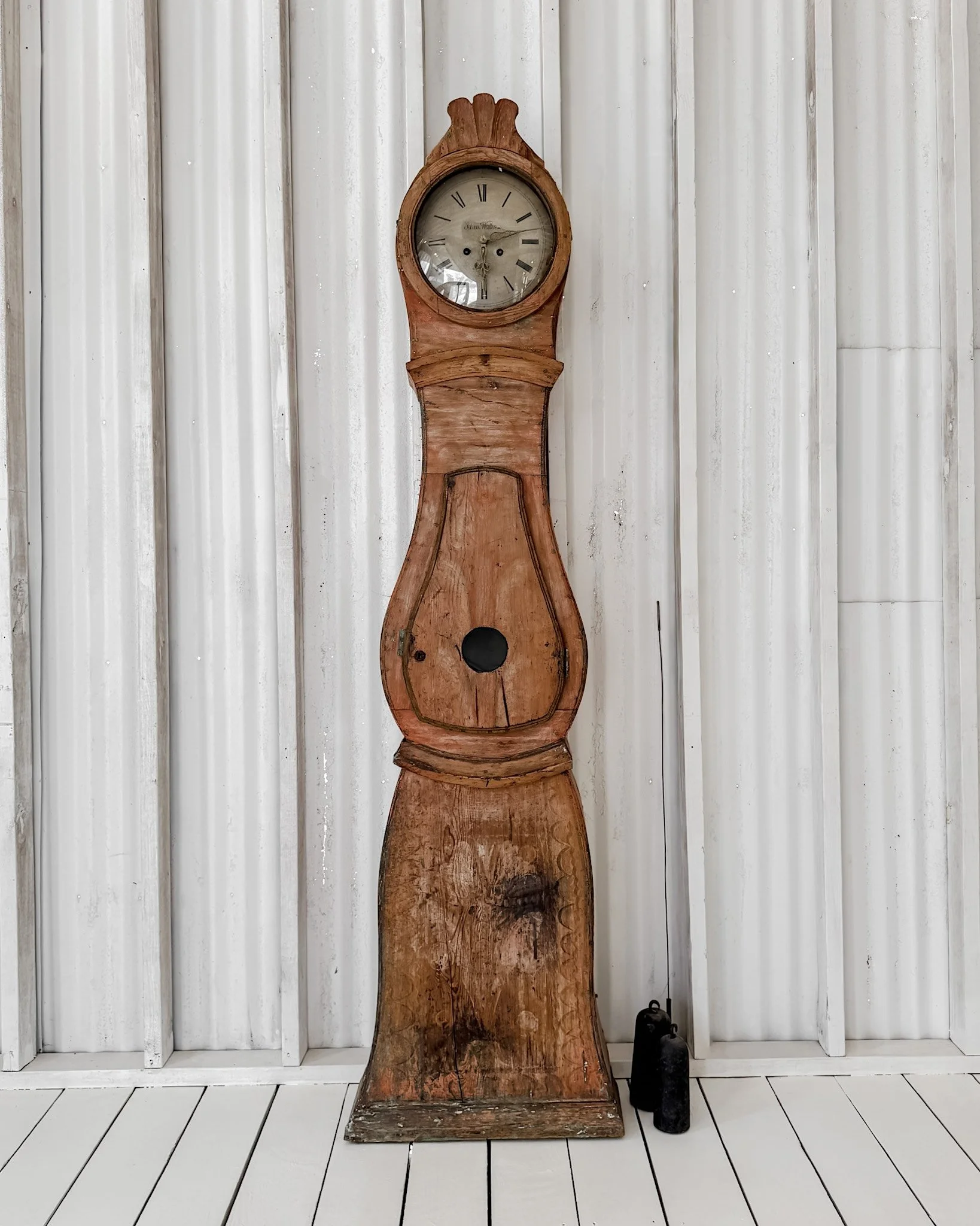 19th Century Swedish Mora Clock with Tall Crown