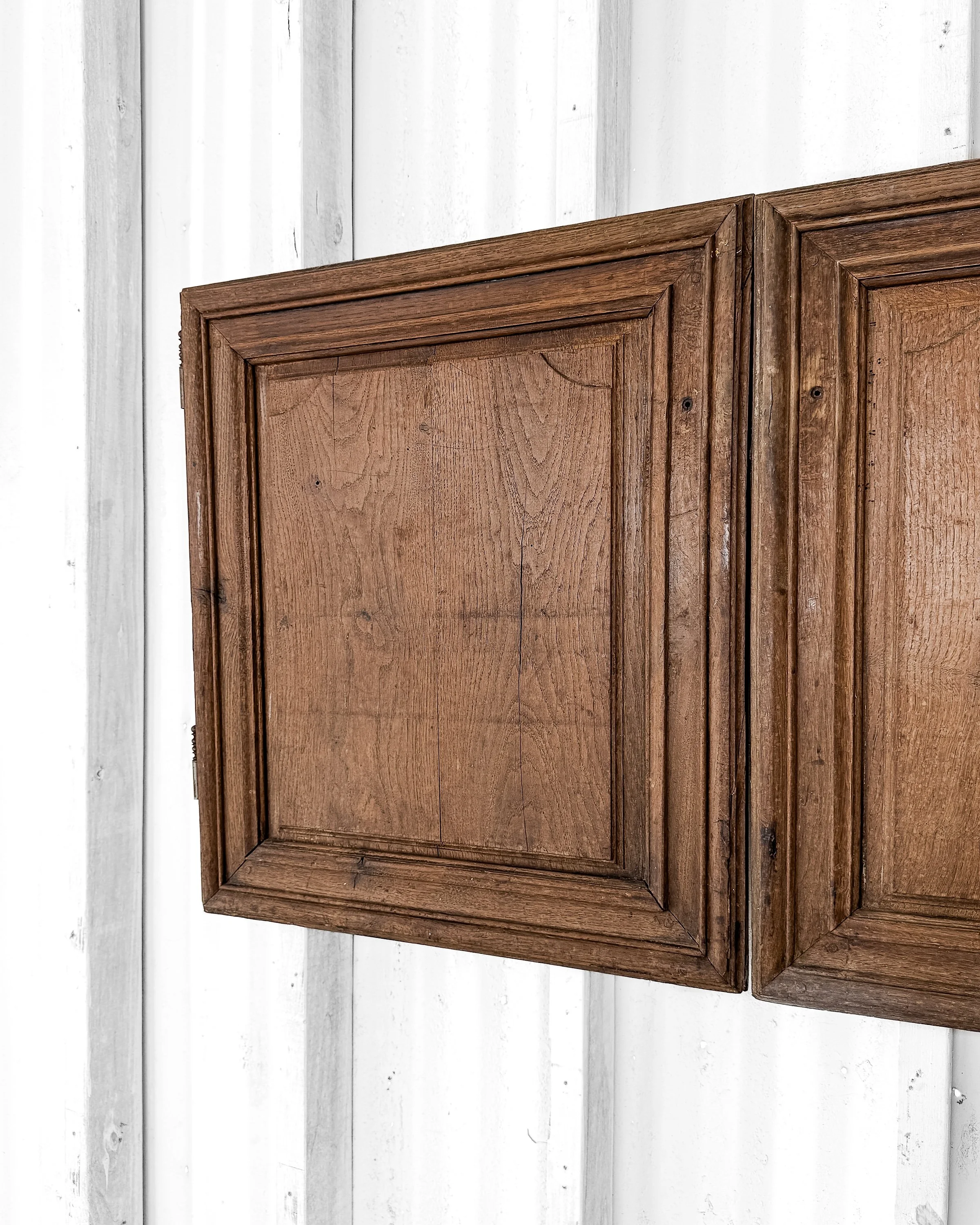 Reclaimed Antique French Oak Cupboard Doors