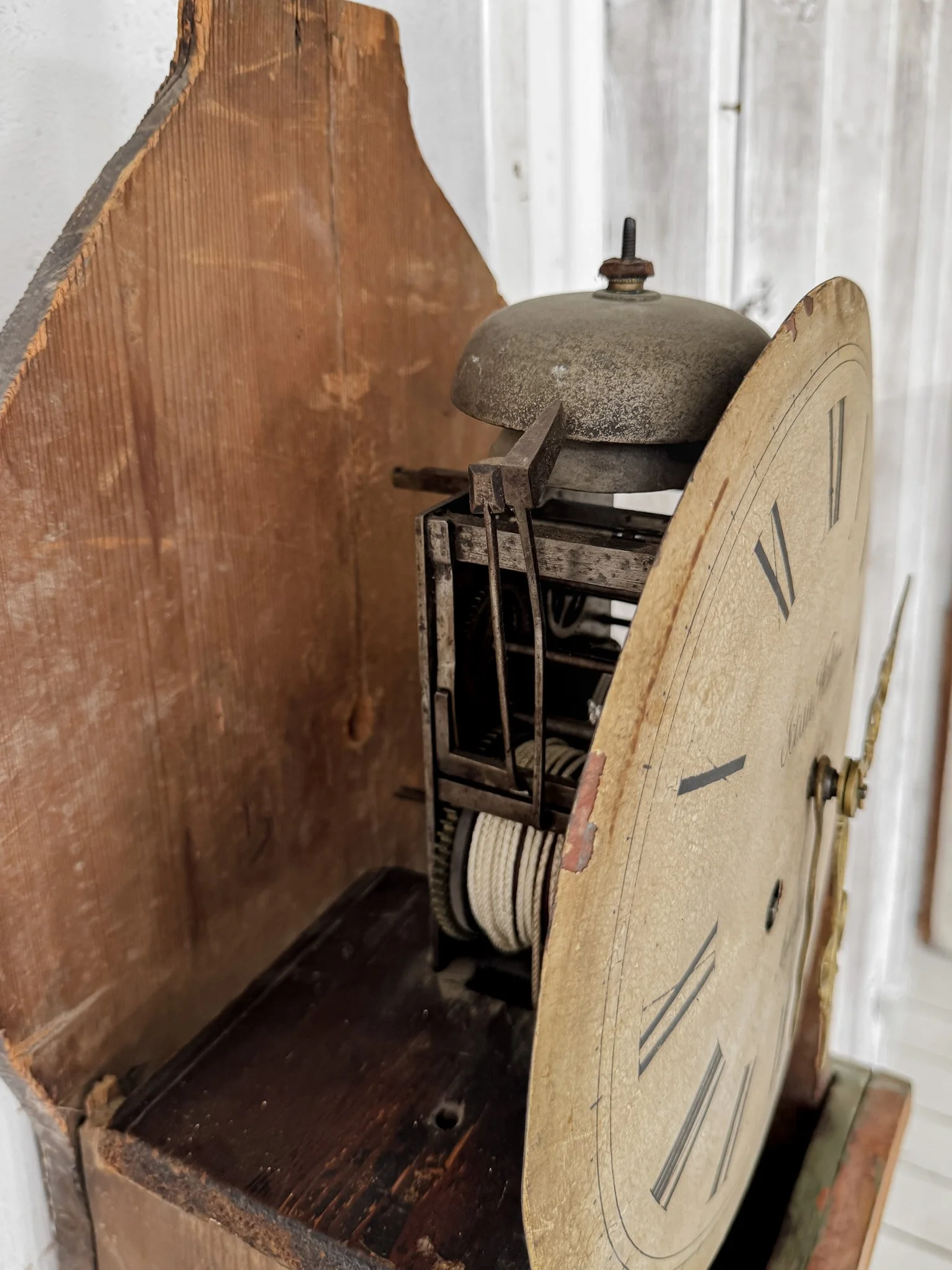 19th Century Swedish Mora Clock with Tall Crown