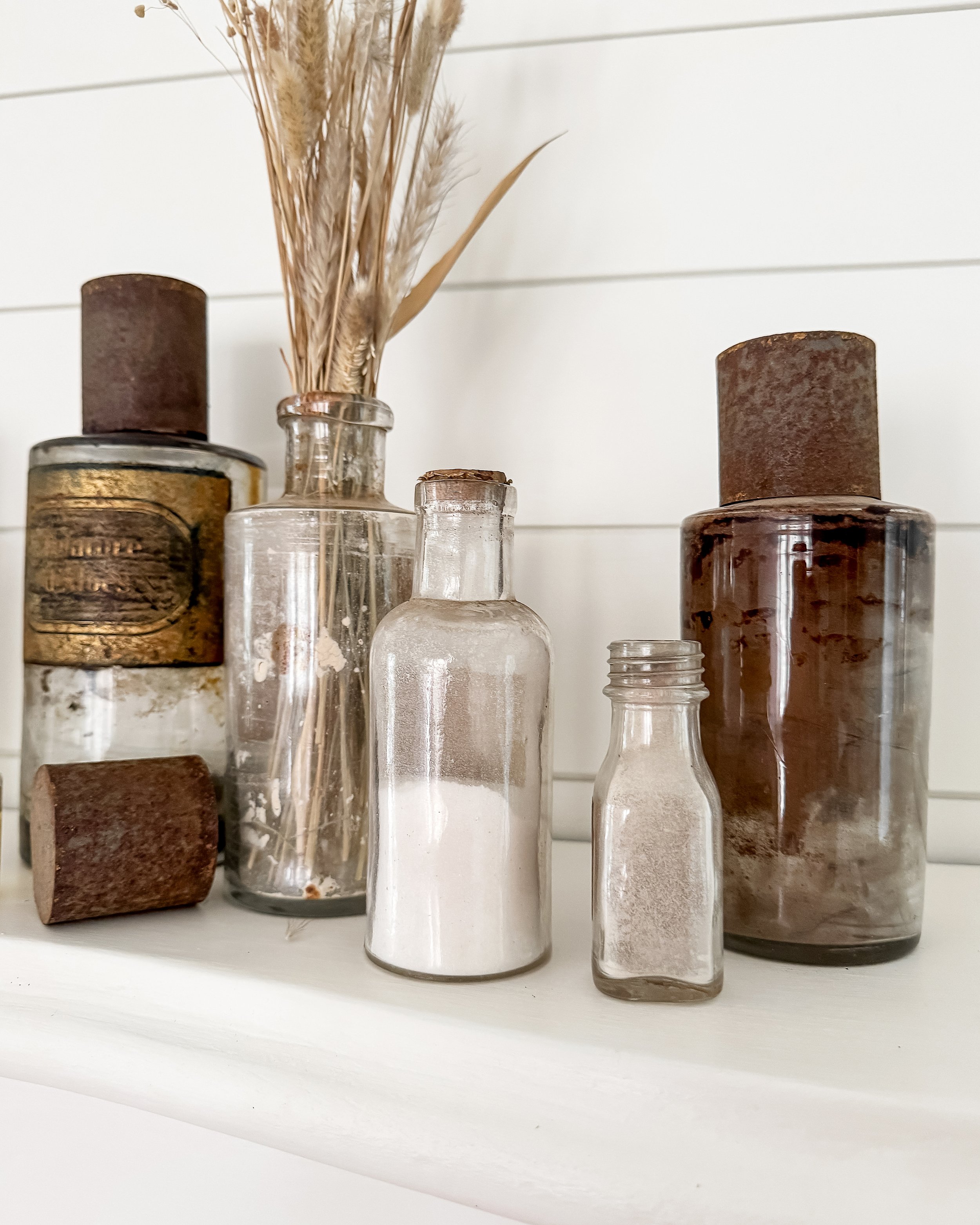 Antique French Apothecary Bottles