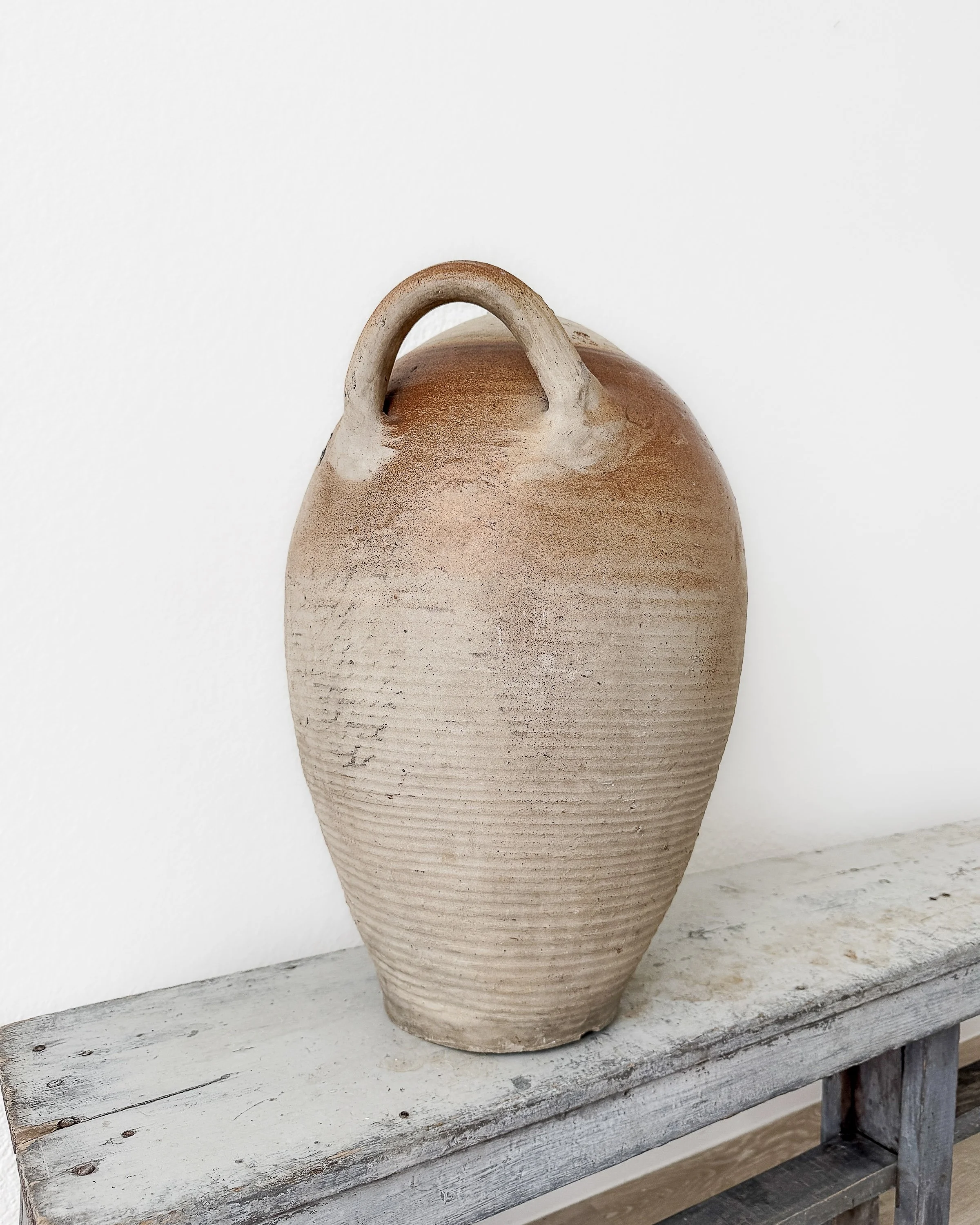 Antique French Provencal Olive Oil Jugs