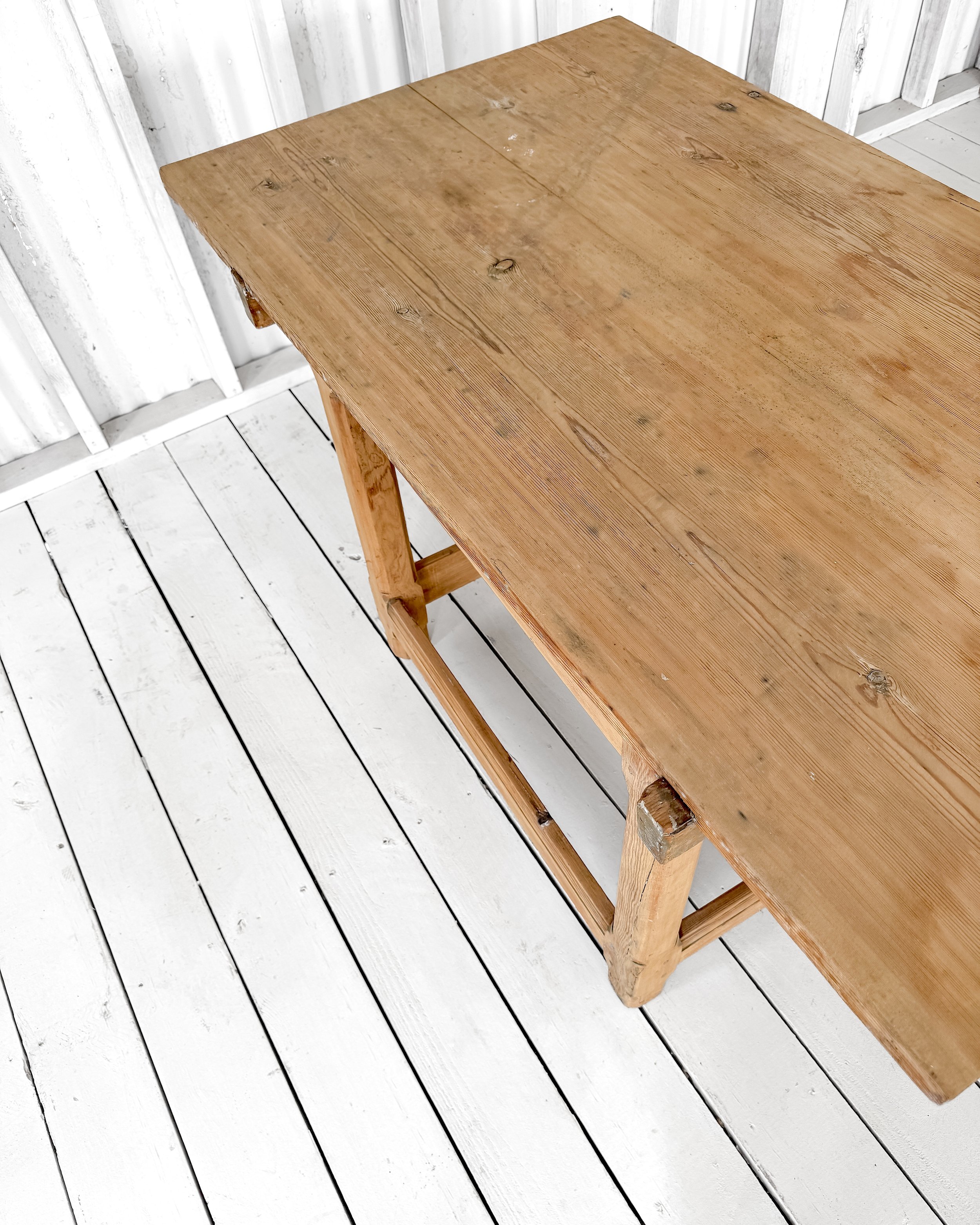 19th Century Swedish One-Sided Drop Leaf Table