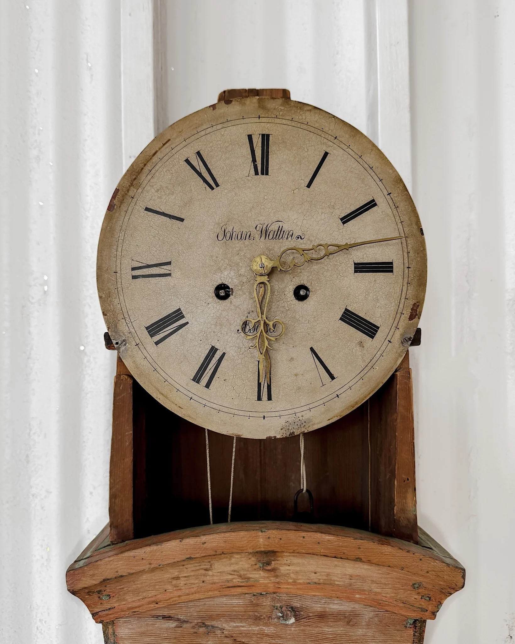 19th Century Swedish Mora Clock with Tall Crown