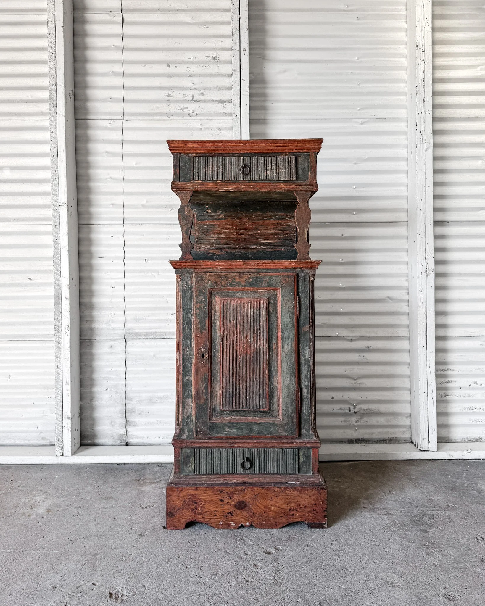 18th Century Swedish Rococo Tobacco Cabinet